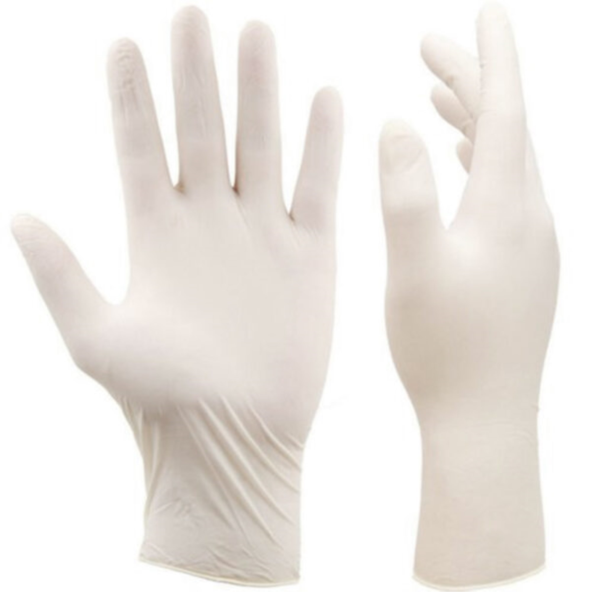 Examination Gloves, Nitrile, Powder Free, Textured, White, Small, 200/Bx