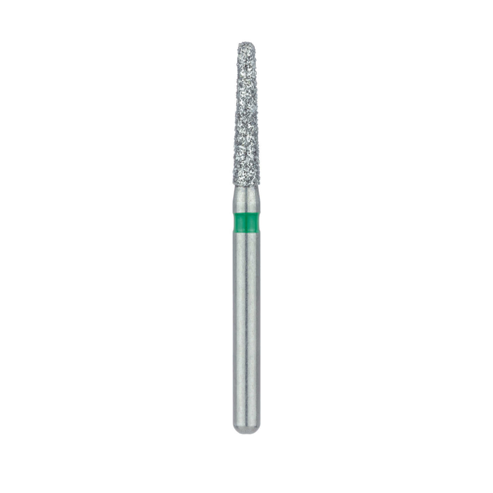 Meisinger Multi-Use Diamond Burs, FG, Round End Taper Chamfer, # 856G, 1.6 mm, Coarse, Green, 5/Pk, 856G-016-FG