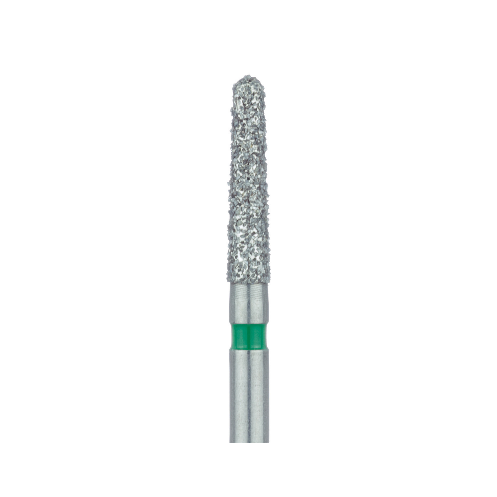 Meisinger Multi-Use Diamond Burs, FG, Round End Taper Chamfer, # 856G, 1.8 mm, Coarse, Green, 5/Pk, 856G-018-FG