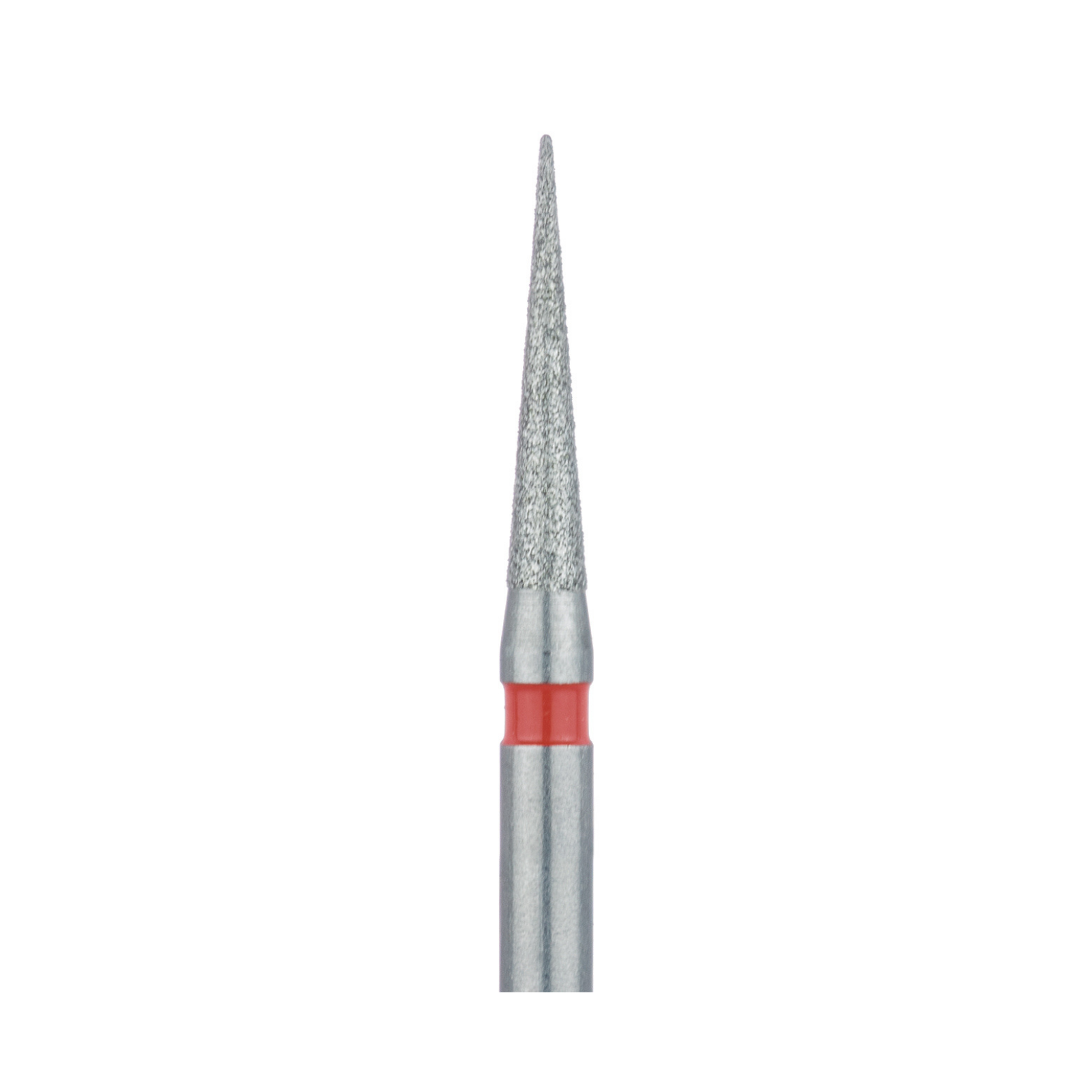 Meisinger Multi-Use Diamond Burs, FG, Needle, # 858F, 1.4 mm, Fine, Red, 5/Pk, 858F-014-FG