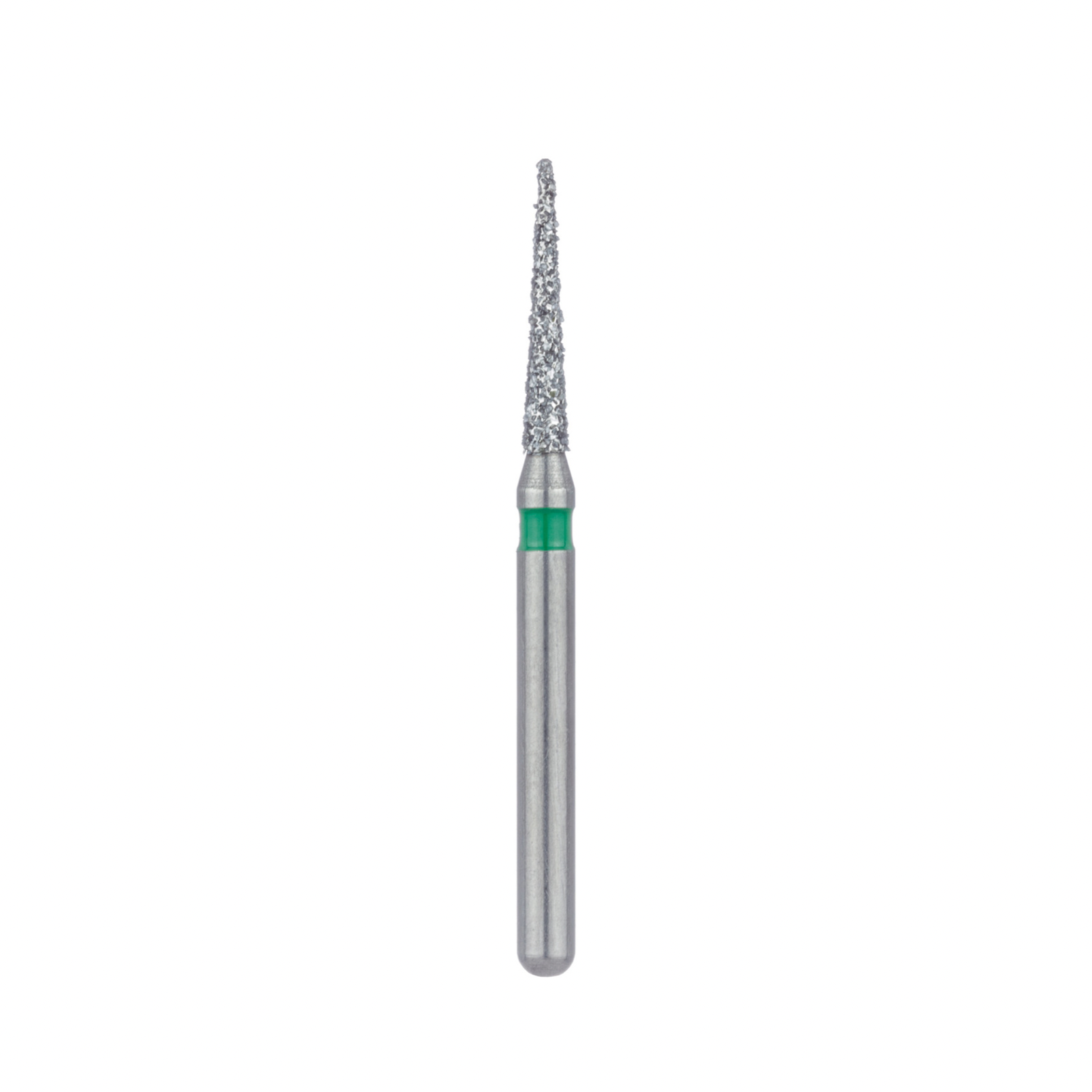 Meisinger Multi-Use Diamond Burs, FG, Needle, # 858G, 1.4 mm, Coarse, Green, 5/Pk, 858G-014-FG