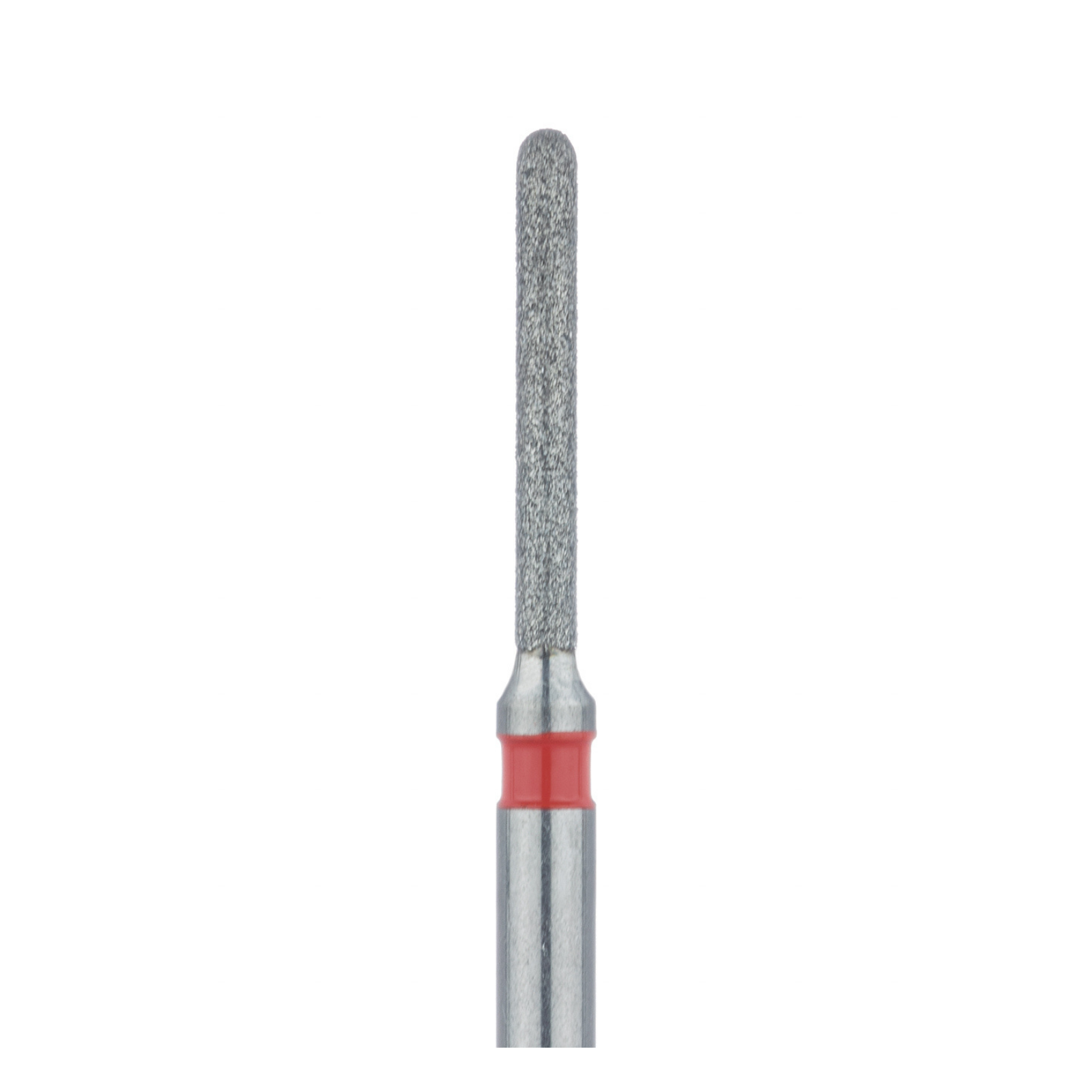 Meisinger Multi-Use Diamond Burs, FG, Fine, Round End Cylinder, # 881F, 1.0 mm, Red, 5/Pk, 881F-010-FG