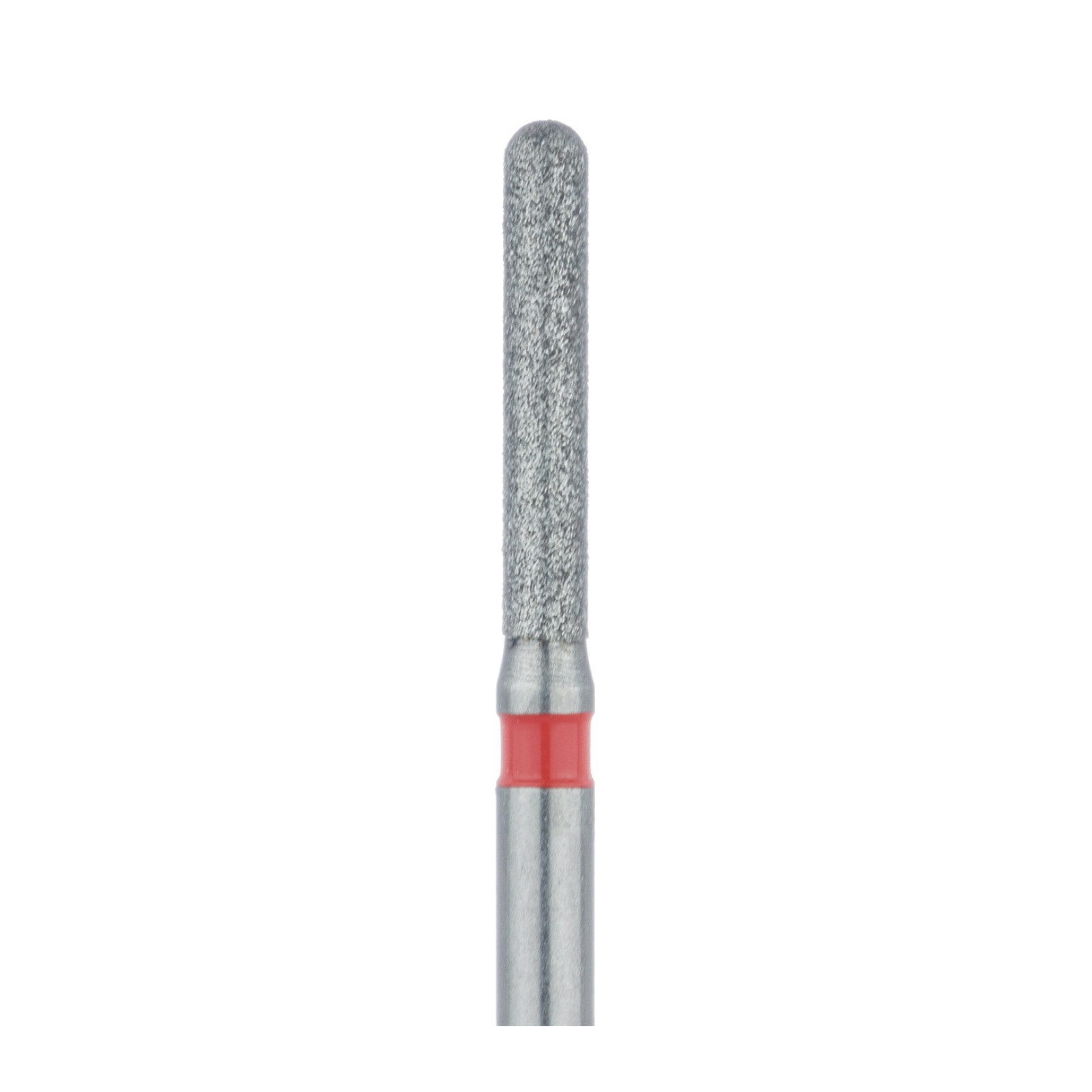 Meisinger Multi-Use Diamond Burs, FG, Round End Cylinder, # 881F, 1.4 mm, Red, 5/Pk, 881F-014-FG
