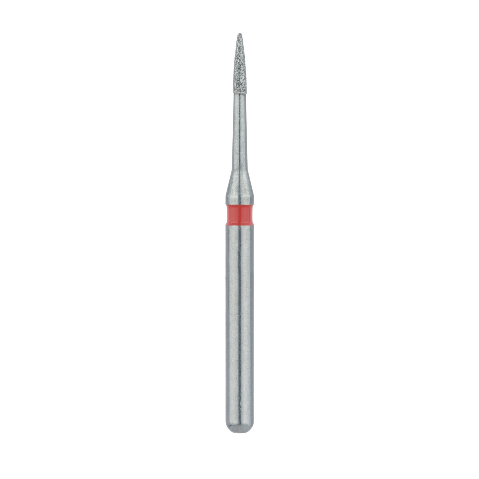 Meisinger Multi-Use Diamond Burs, FG, Short Flame, # 889LF, 0.9 mm, Fine, Red, 5/Pk, 889LF-009-FG