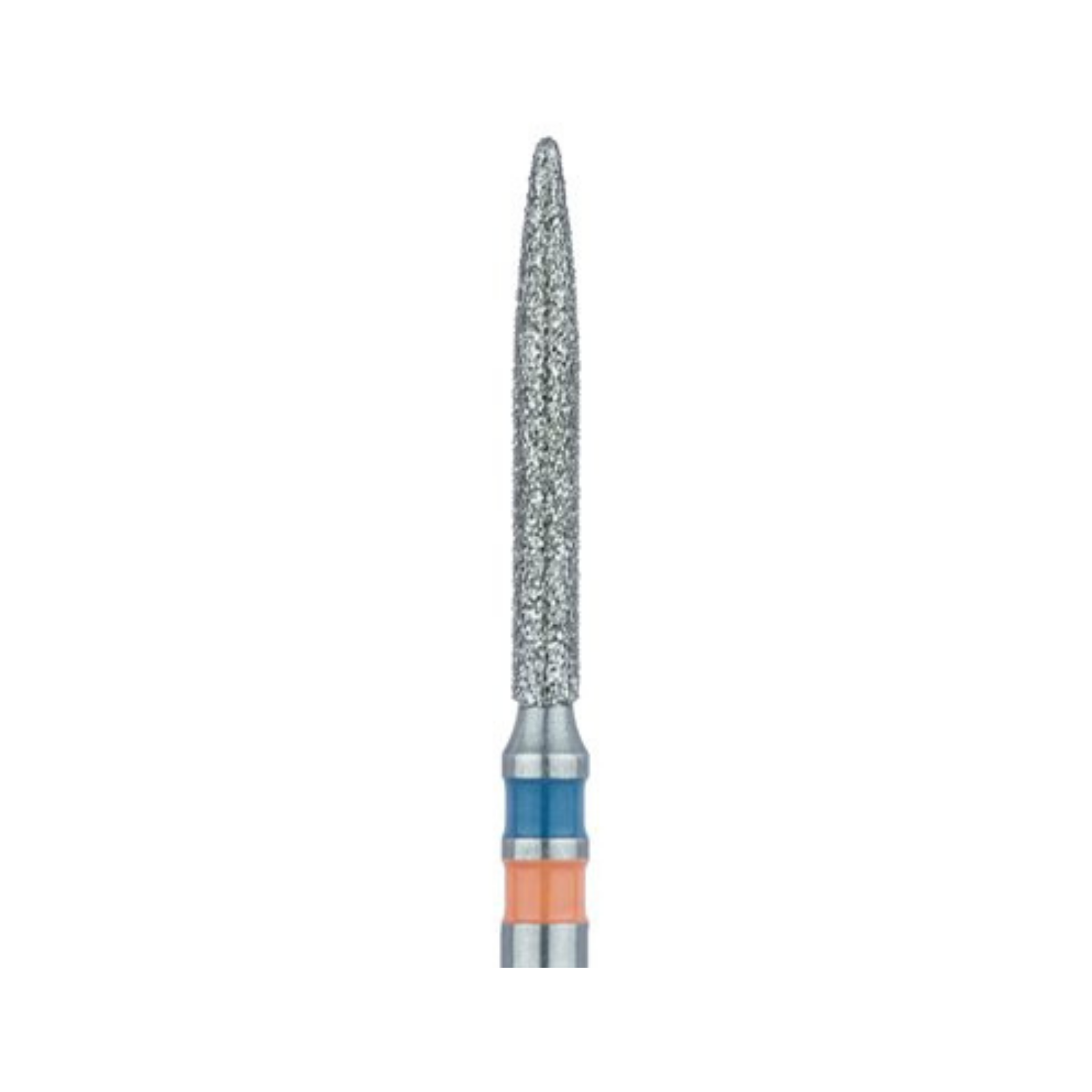 Zirconia Diamond Bur, FG, Flame, # 863, 1.2 mm, Medium, Blue, 5/Pk, Z863-012-FG