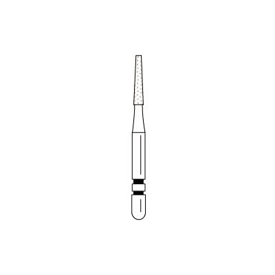 Two Striper Operative Diamond Burs, FG, Flat End Taper, # 170L, 1.2 mm, Medium, Blue, 5/Pk, 2013241
