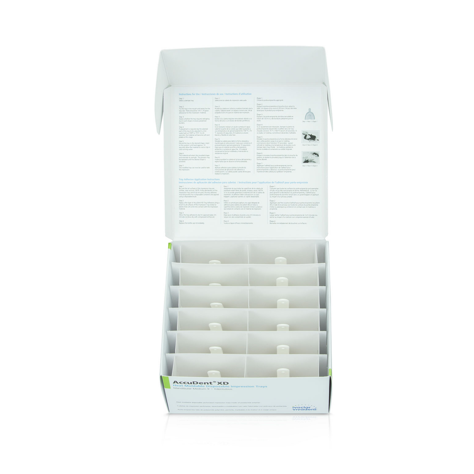 AccuDent XD Edentulous Trays #7 12/Pk, 673710