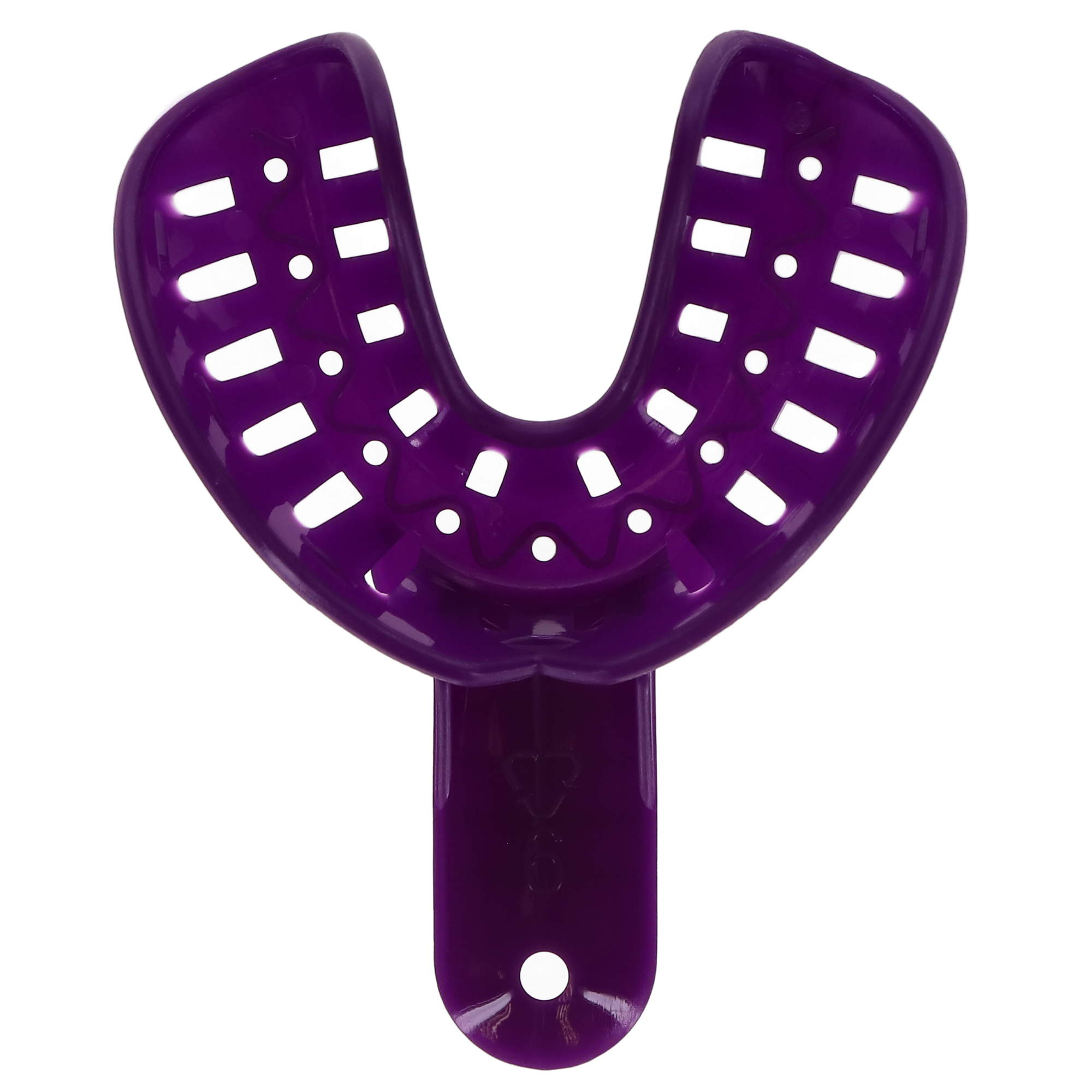 Excellent Colors Ortho Impression Trays #6 Large-Lower/Purple 25/Pk, ITO-6L