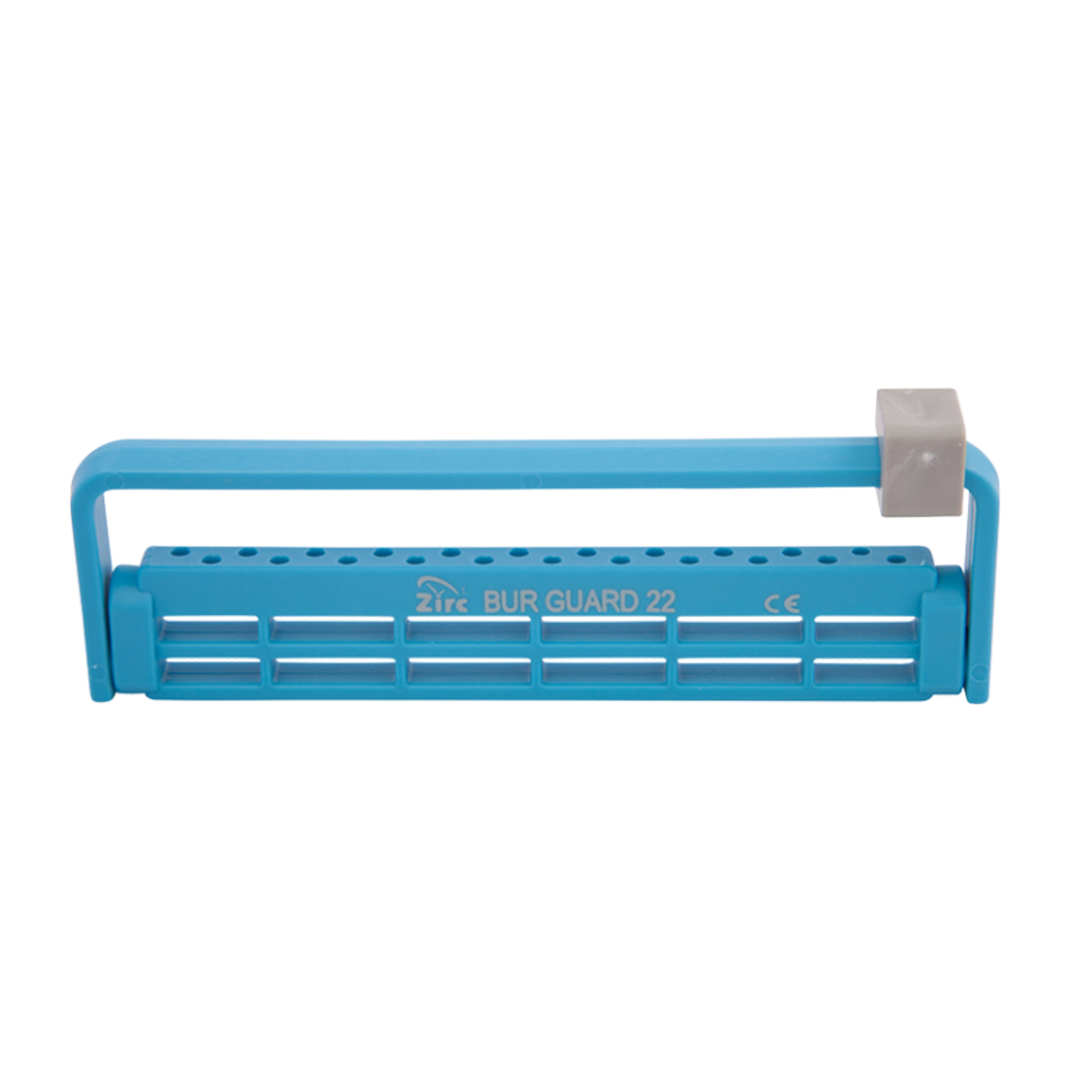 Steri-Bur Guard Plastic Bur Block, 22-Hole, Neon Blue, 1/Pk, 50Z410O