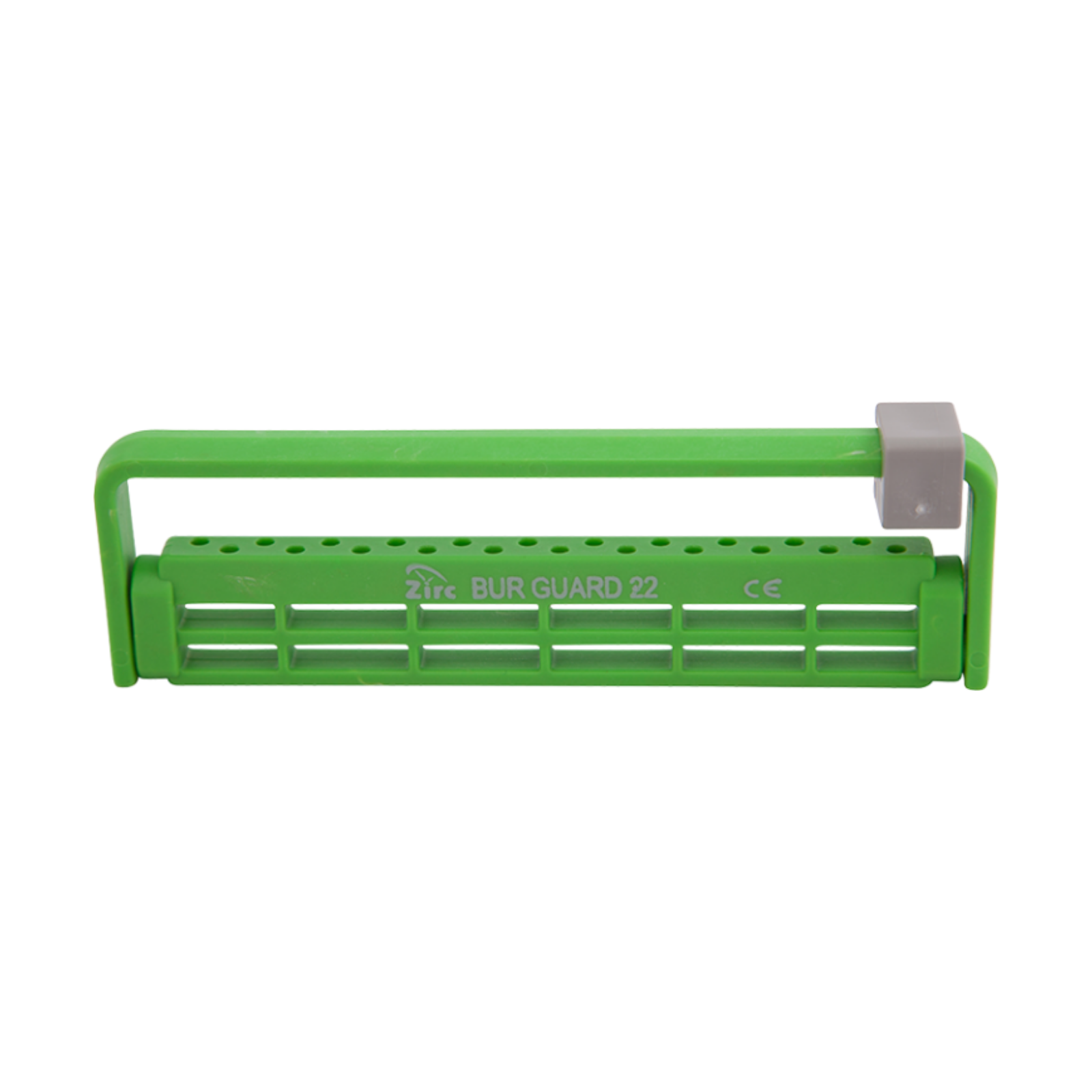 Steri-Bur Guard Plastic Bur Block, 22-Hole, Neon Green, 1/Pk, 50Z410P