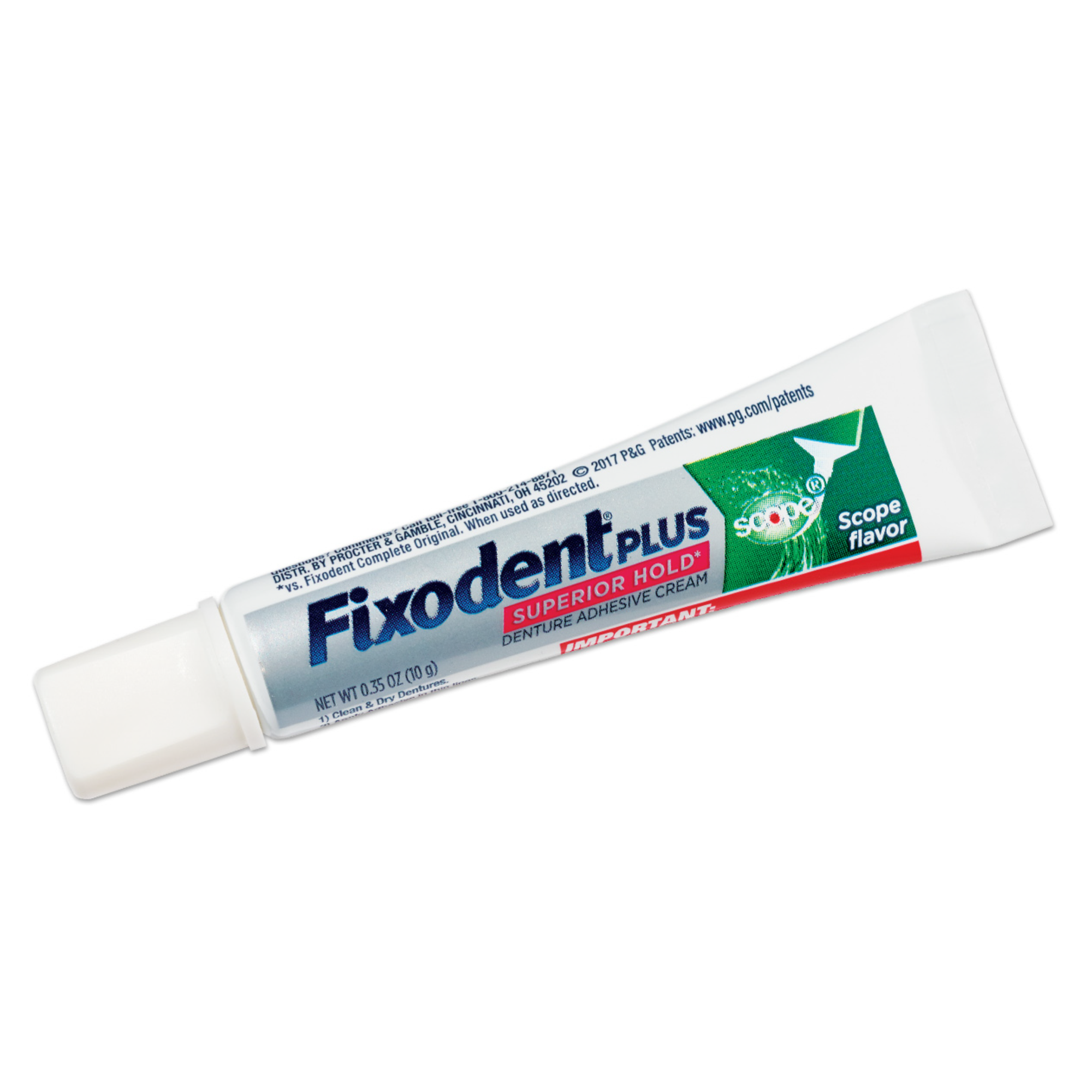 Fixodent Plus Scope Denture Adhesive 2oz Tube 24/Case