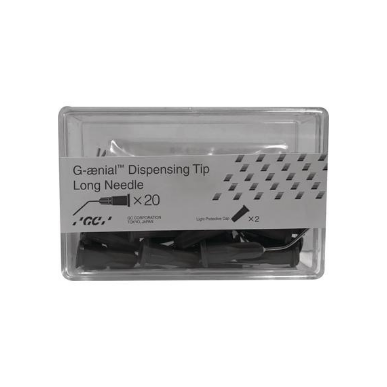 G-aenial Universal Injectable Dispensing Tips, Long-Needles, 20/Pk