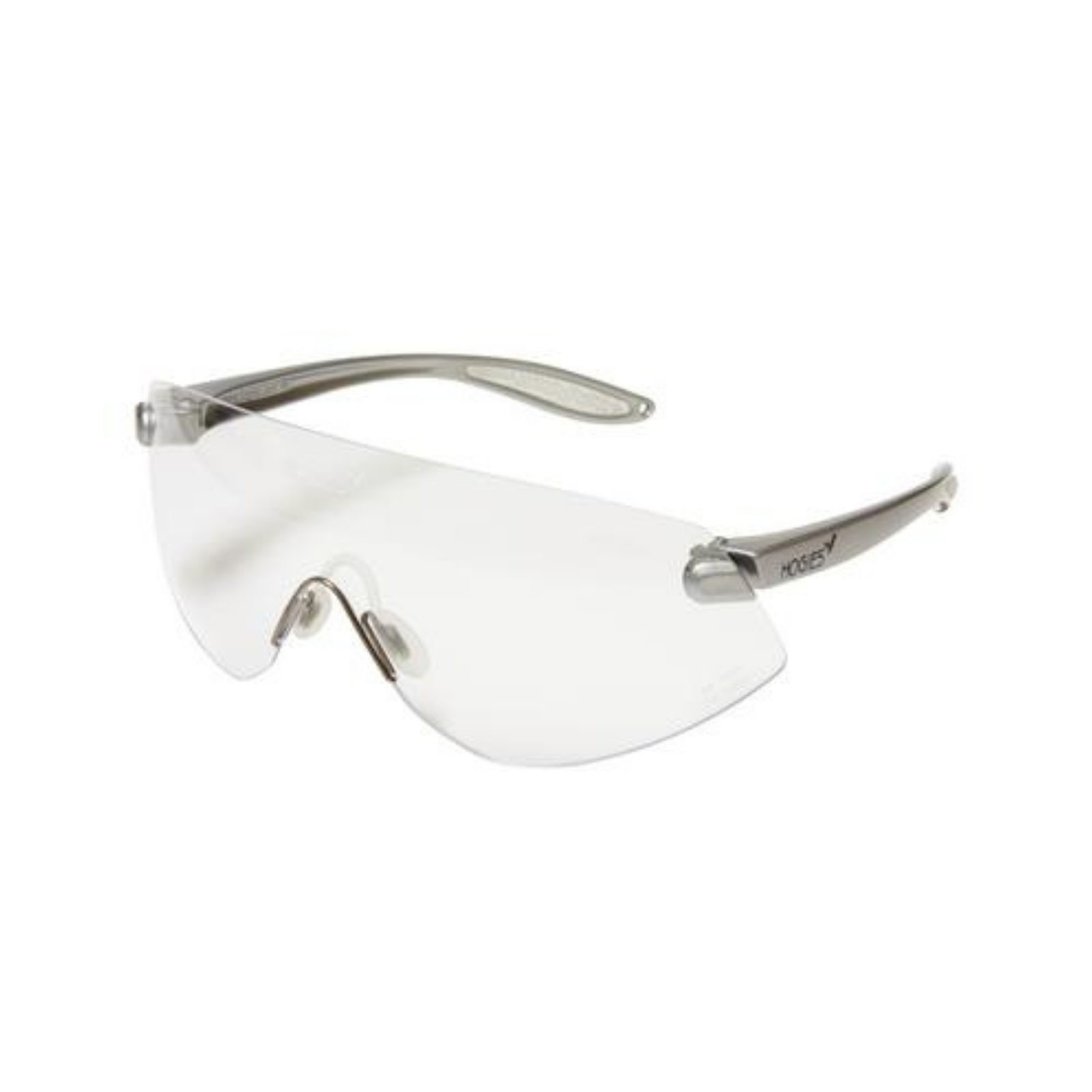 Outback Protective Eyewear Clear Lens Silver Frame