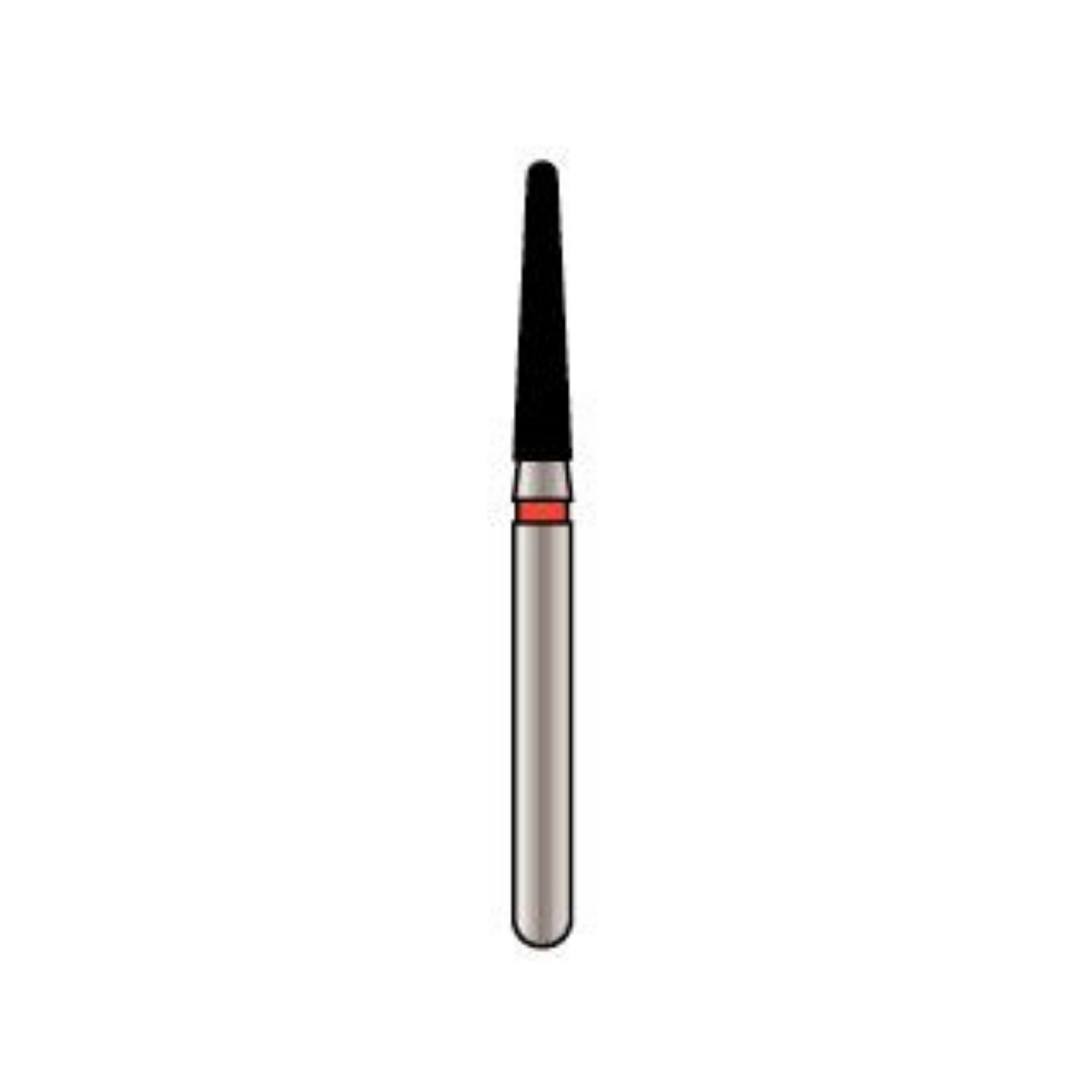 Alpen x1 Sterile Single-Use Diamond Burs, FG, Round End Taper, # 856, 1.6 mm, Fine, Red, 25/Pk, X8568F016