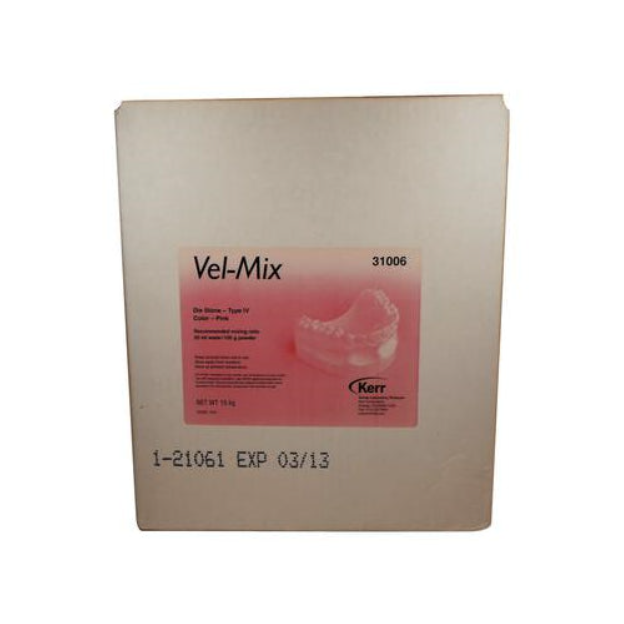 Velmix Die Stone Pink 33lb, 31006