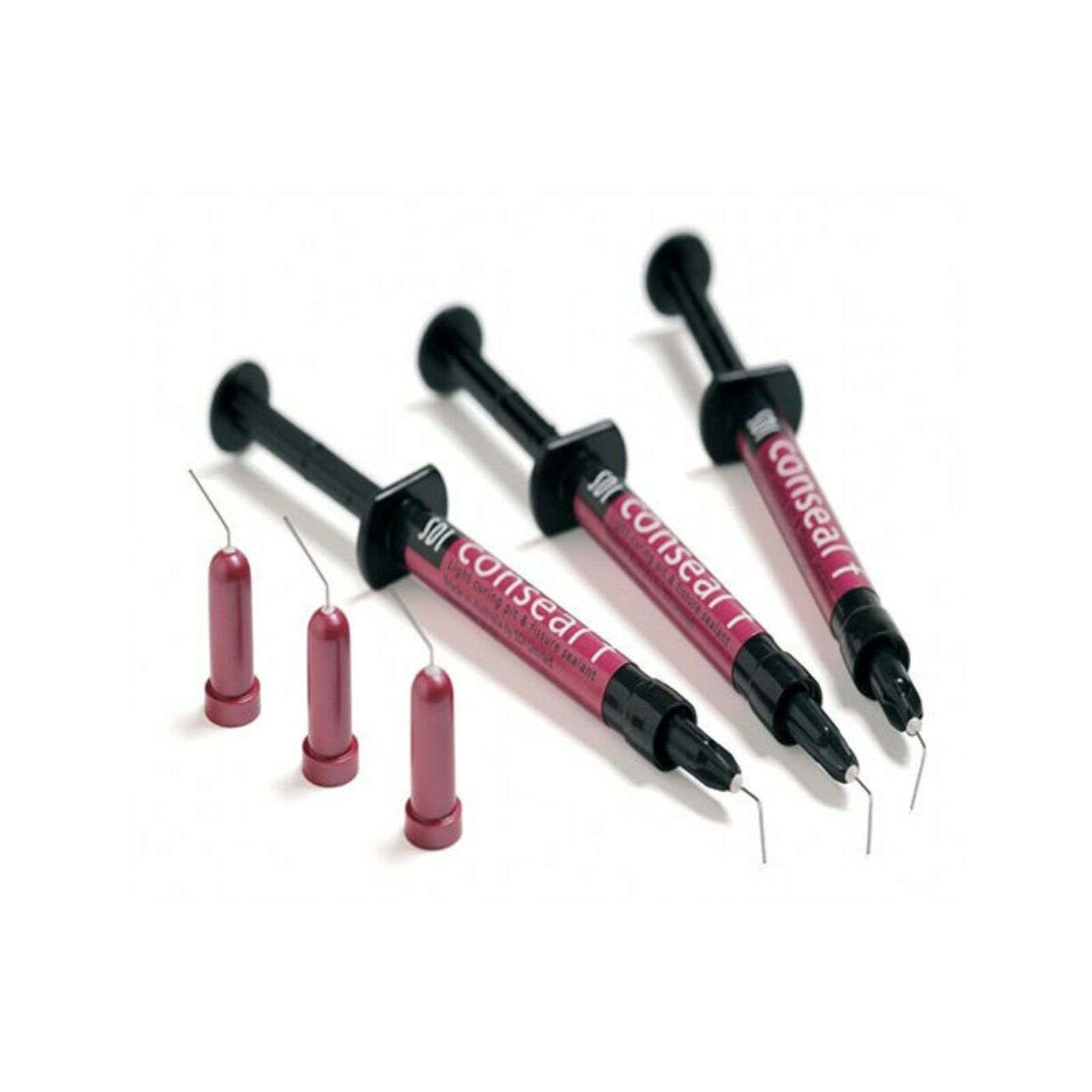 Conseal F Pit & Fissure Sealant Tips 27g Black 20/Pk