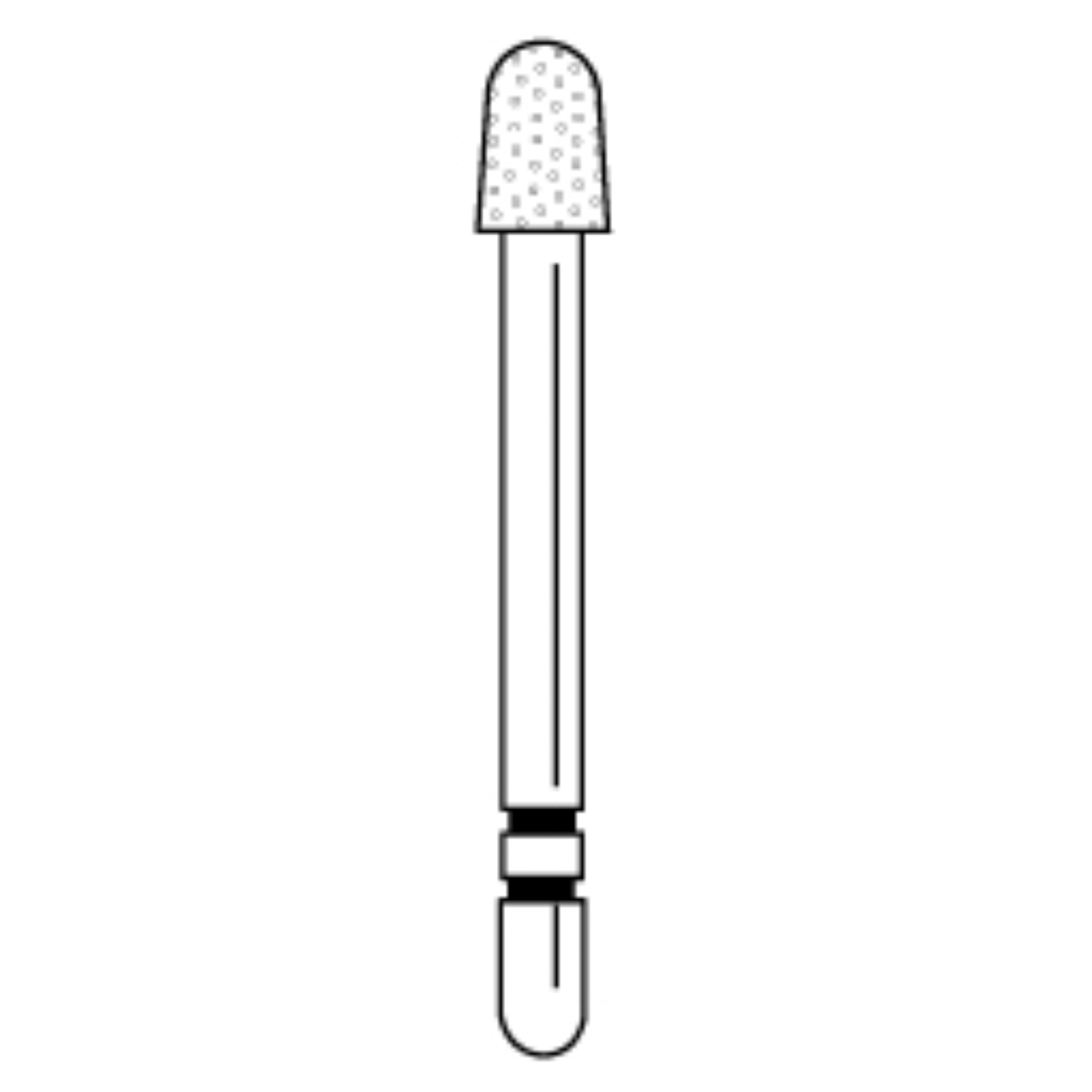 Two Striper Diamond Burs, FG, Round-End Taper, 785.4, 2.6 mm, Coarse, Green, 5/Pk, 2015470