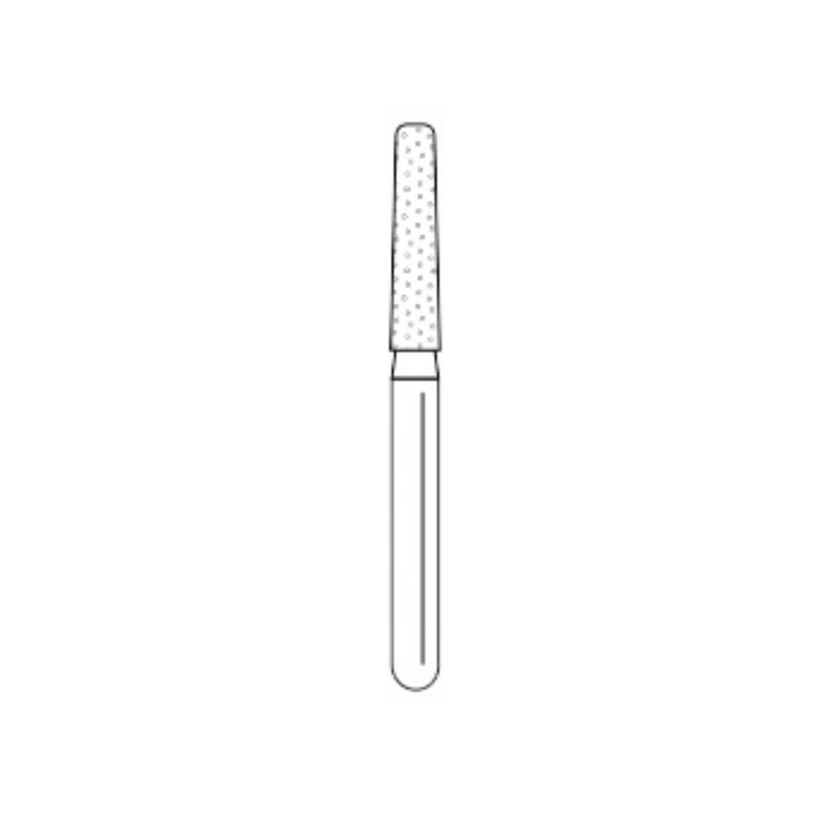 Solo Diamond Single-Use Burs, FG, Modified KR Taper, # 0818.8, 1.8 mm, Fine, Red, 25/Pk, 847KR018F