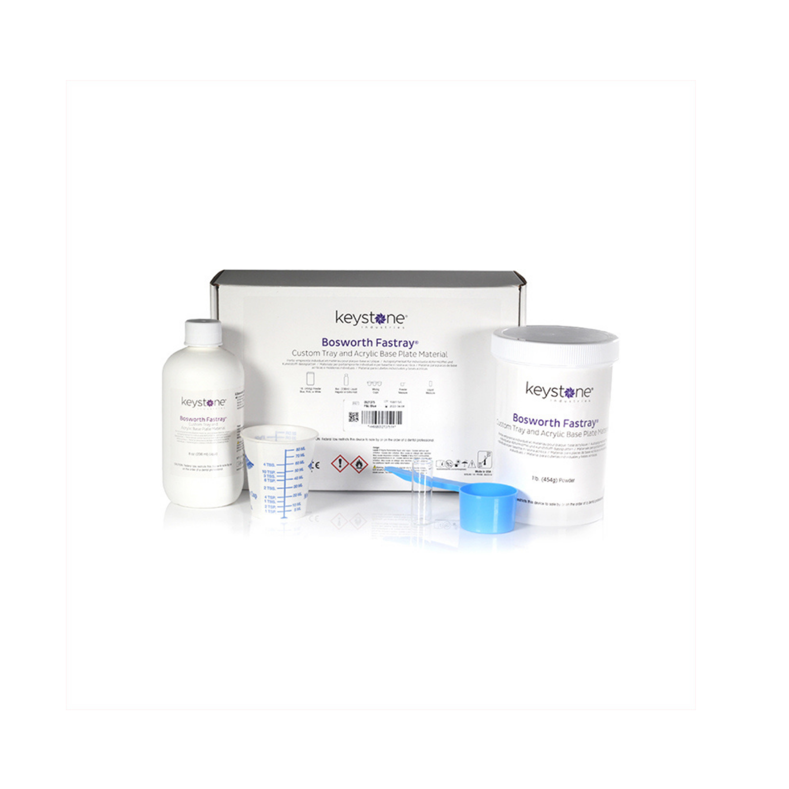 Fastray Bulk Kit, Regular Set, White, 1/Pk, 0921388