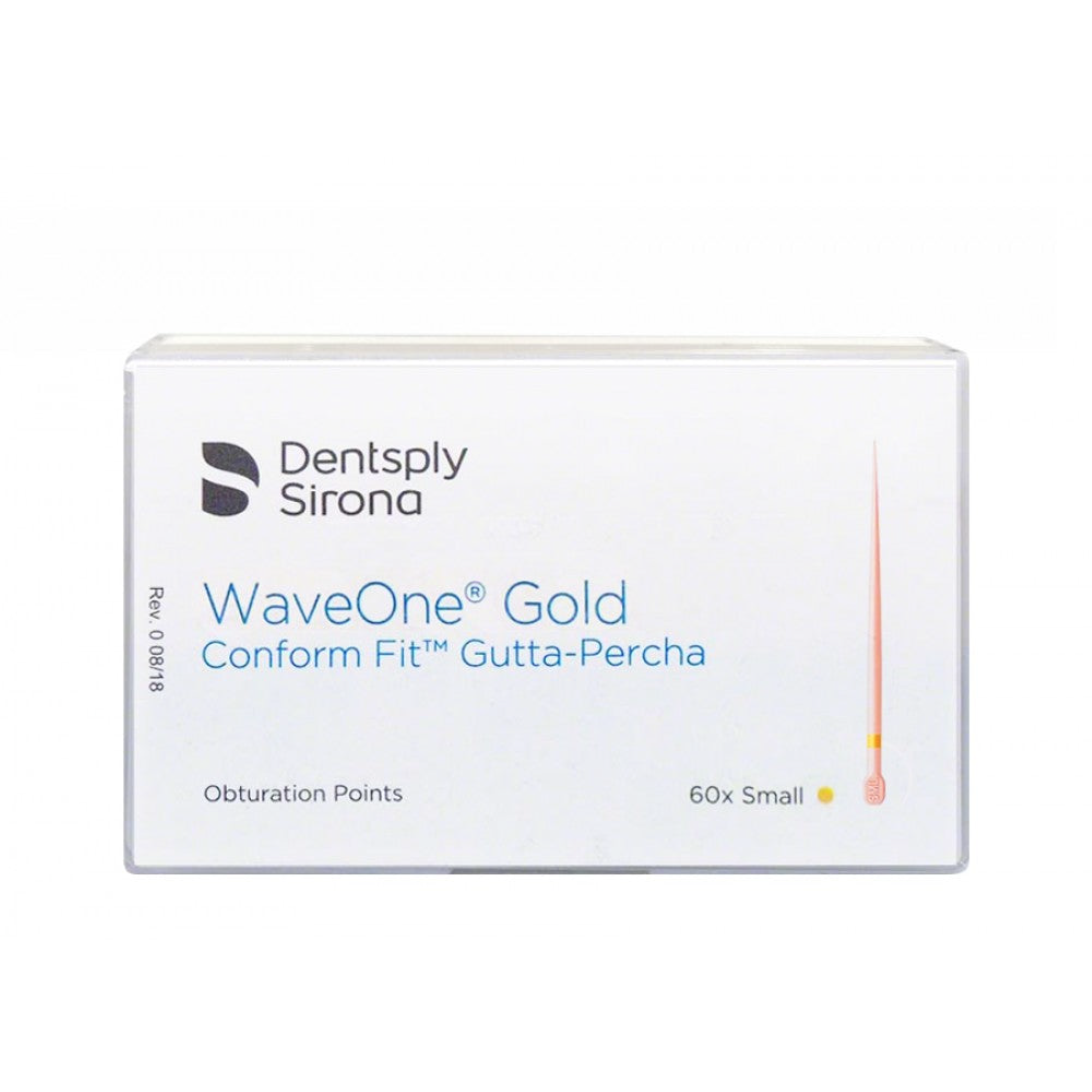 Conform Fit, WaveOne Gold, Gutta Percha, Small, Yellow, 60/Pk