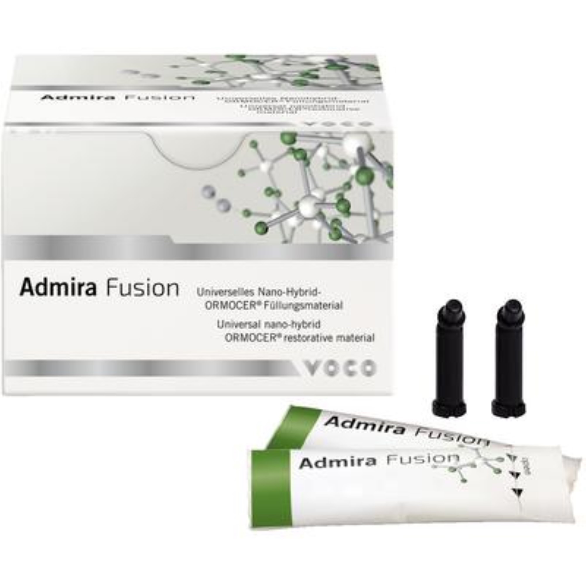 Admira Fusion Nanohybrid Ormocer Composite, Light-Cure, Capsule Refill, 0.2 g, Universal Viscosity, B1, 15/Pk, 2790