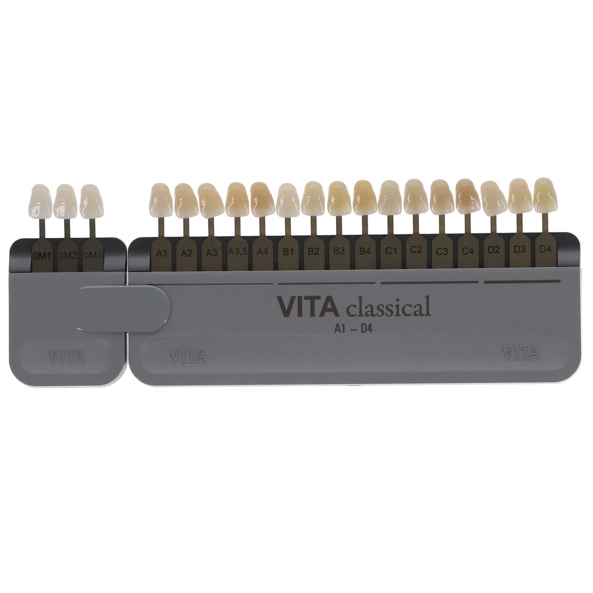 VITA Classical Shade Guide with Bleached Shades Clip. (G68-993)