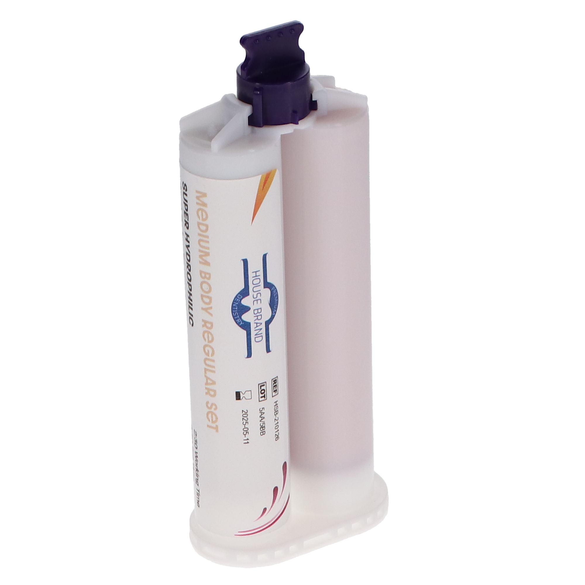 VPS Vinyl Polysiloxane Impression Material, Medium Body, Regular Set, 2/Pk, 210151