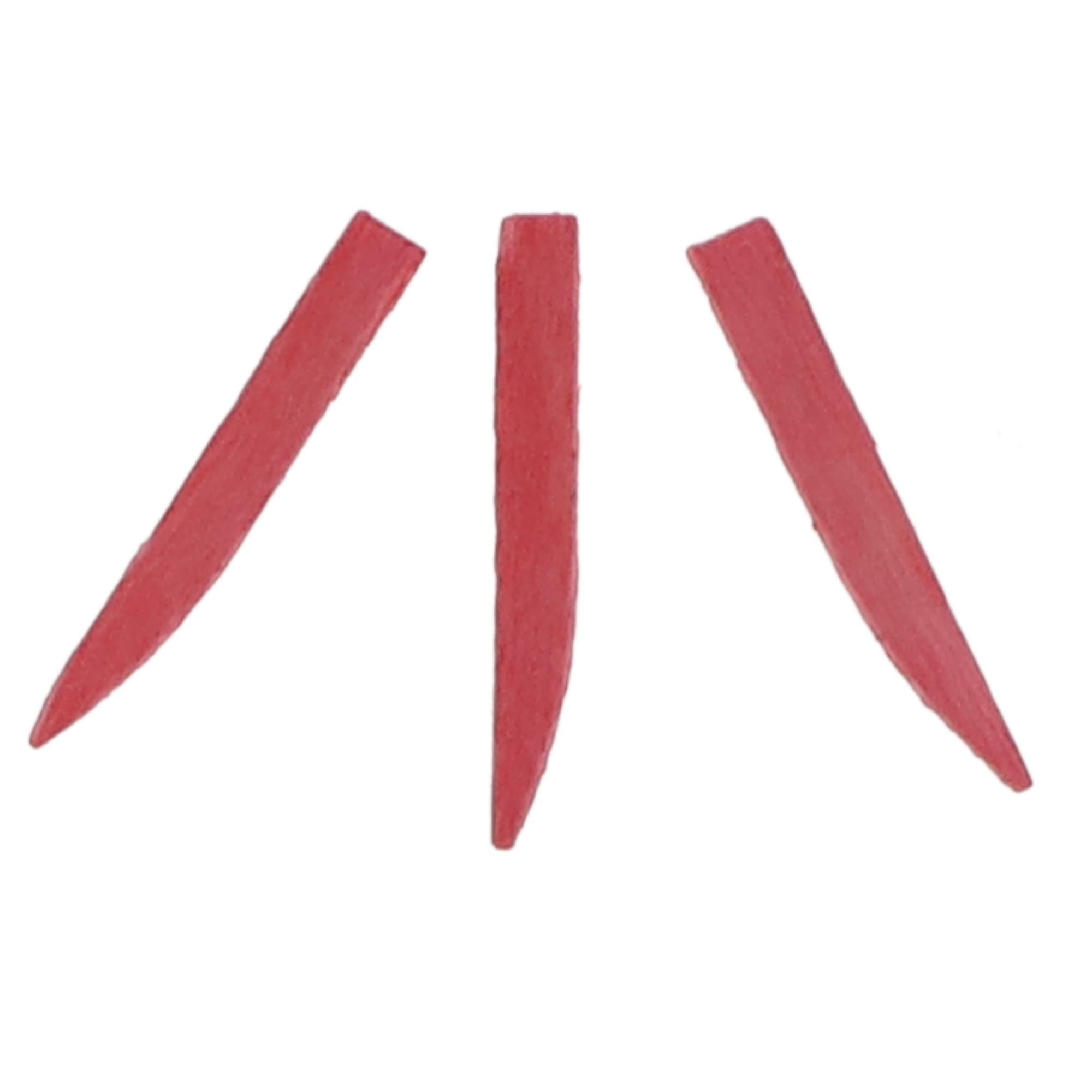 Contoured Wood Wedges Refill, 11 mm, Pink , 400/Pack, 95411