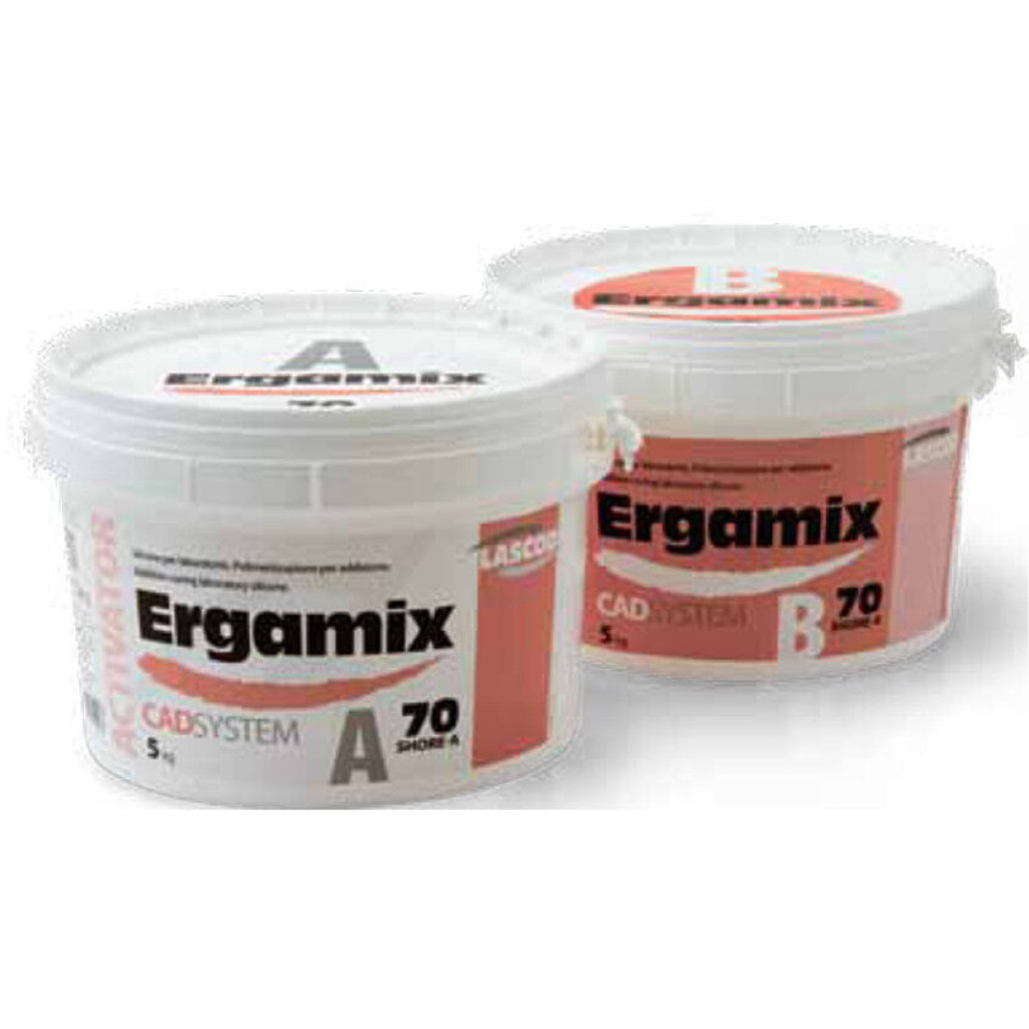ERGAMIX 70SH laboratory A-silicone (5Kg base + 5Kg activator), EGX070