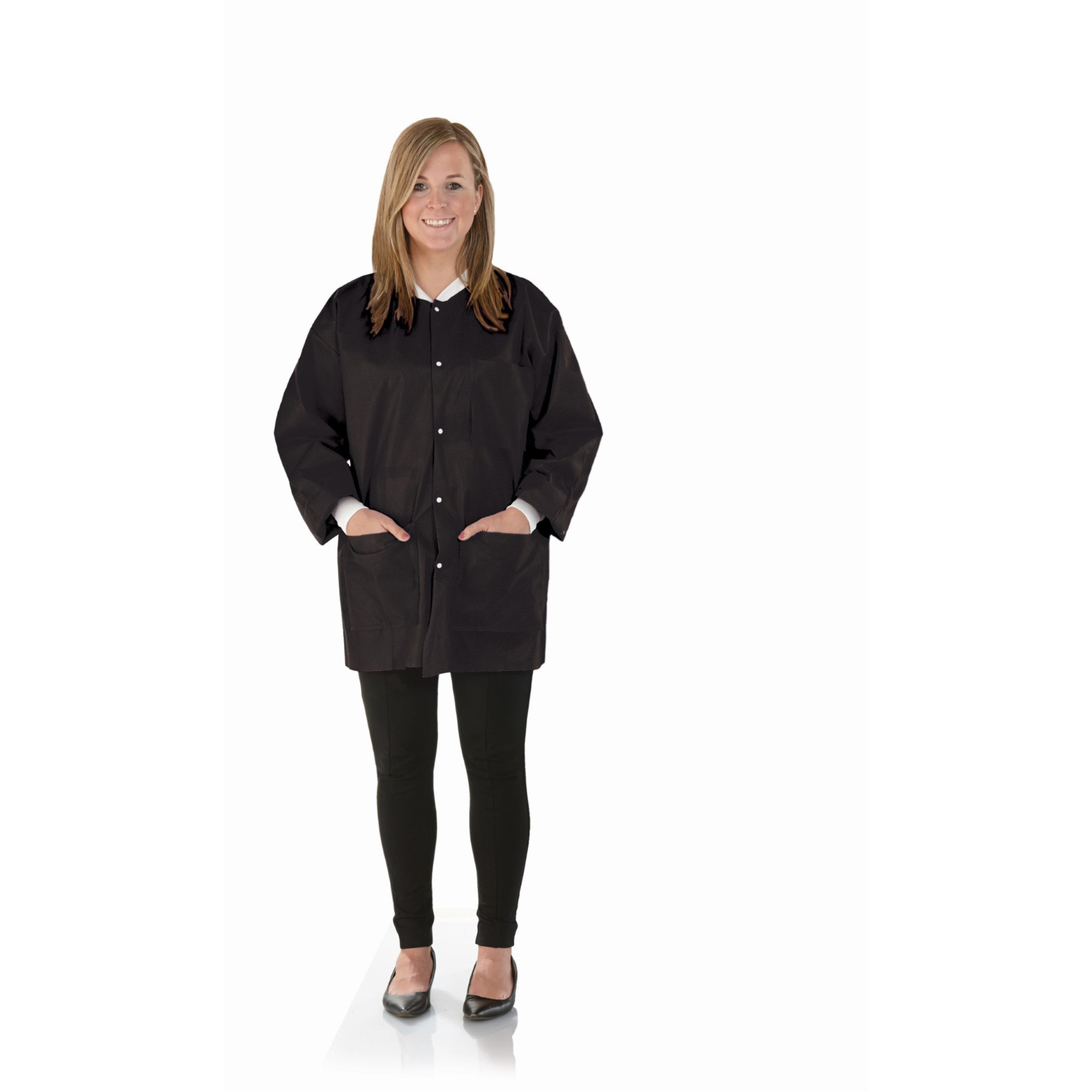 SafeWear Hipster Jacket Black Medium 12/Pk, 8118-B (Discontinued)