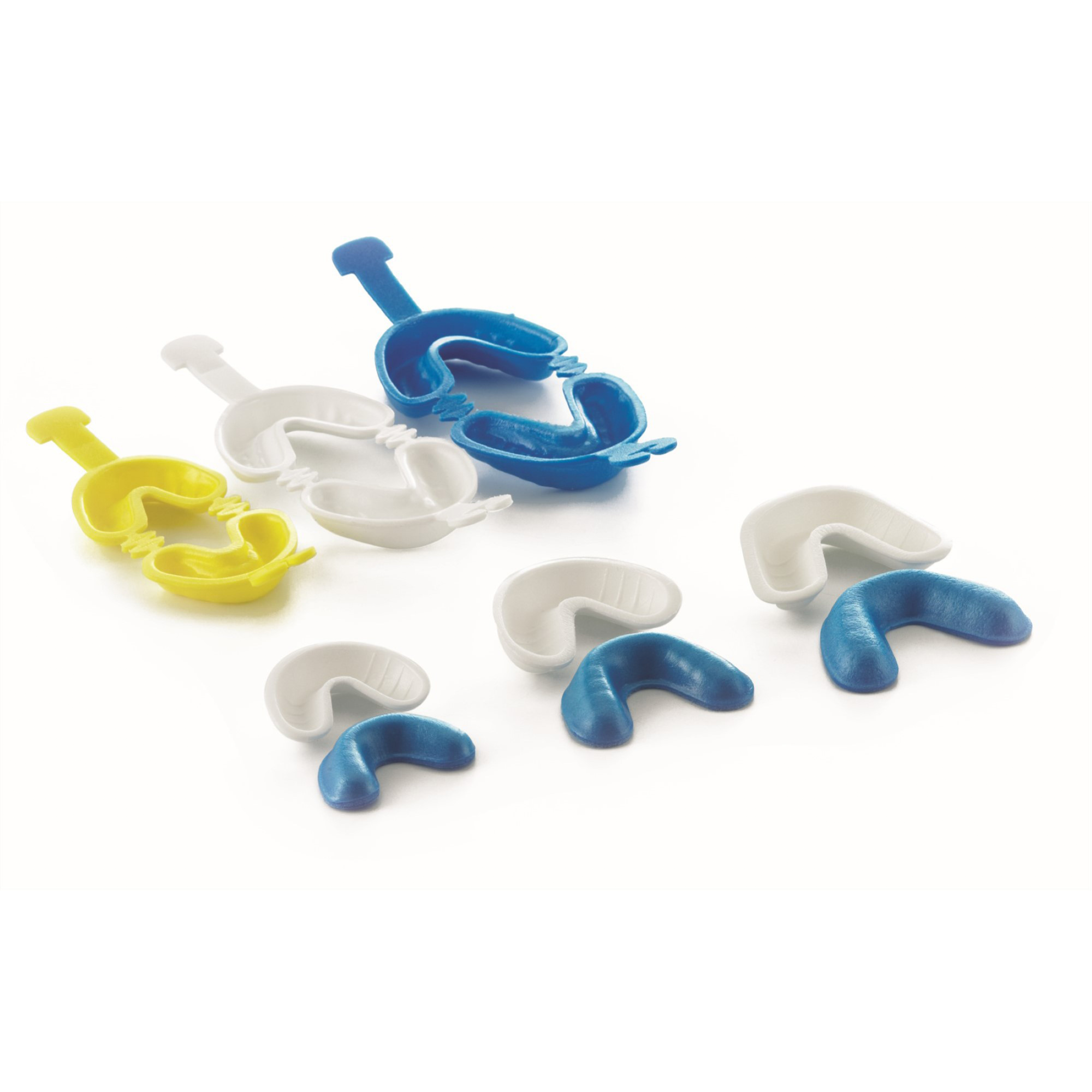 DentiCare, Fluoride Trays Foam Dual Arch, Large, Blue, 50/Pk, 10029-LUN