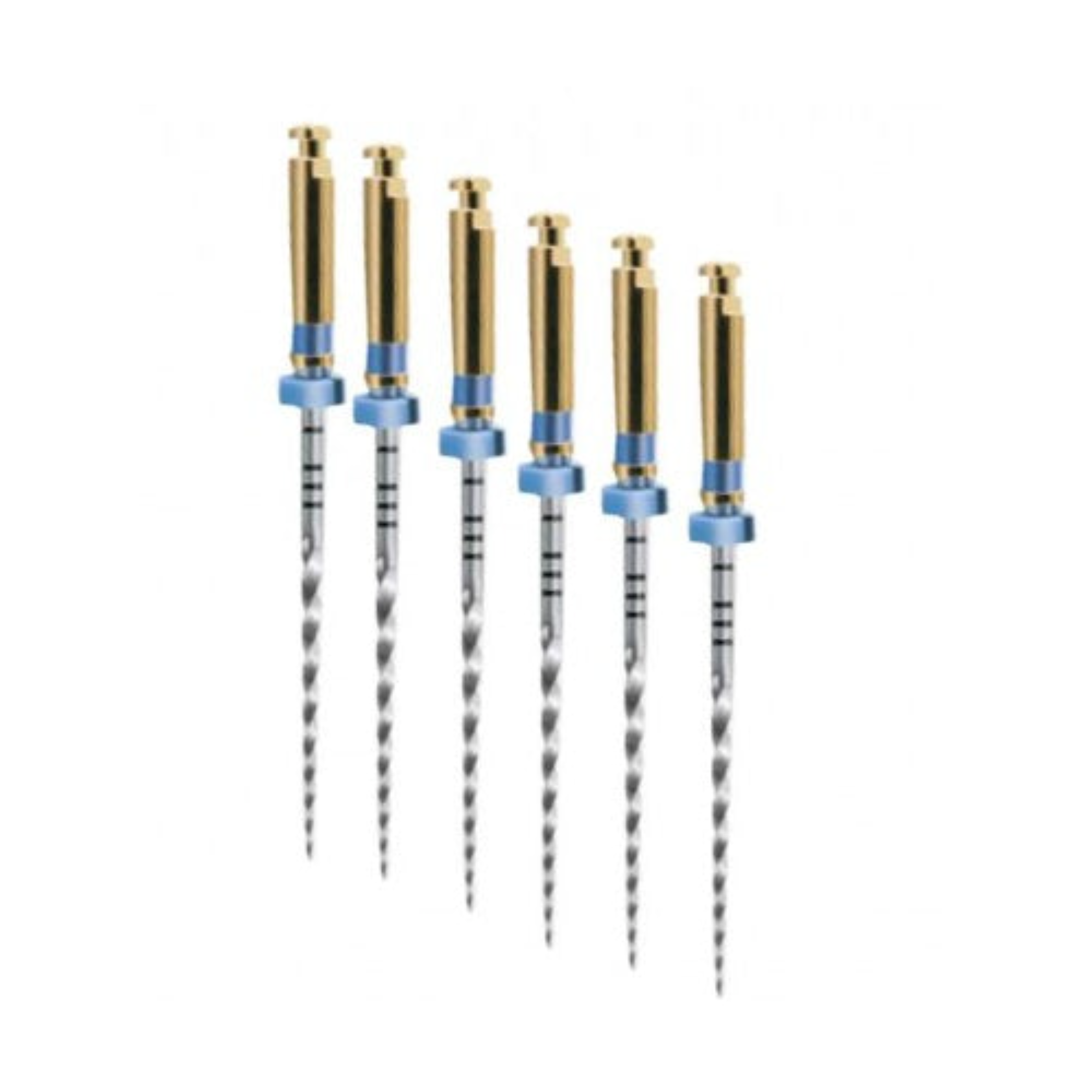 ProTaper Universal Rotary Files, 25 mm, F3, Blue, 6/Pack