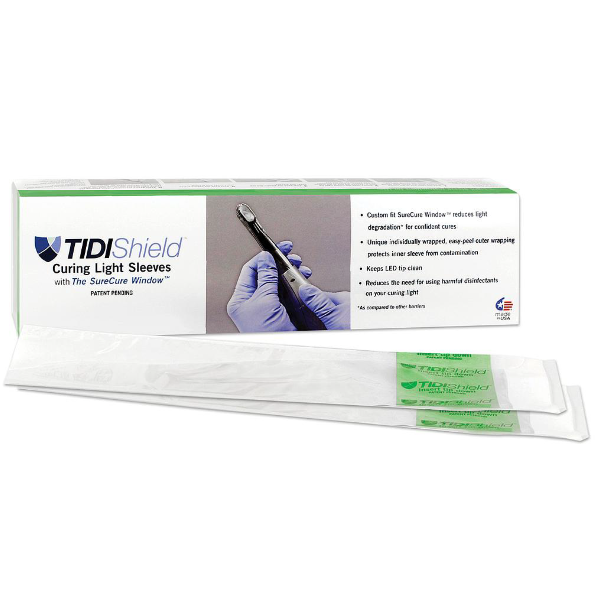 Tidi - TIDIShield Curing Light Sleeve Ultradent Valo Corded 100/Pk