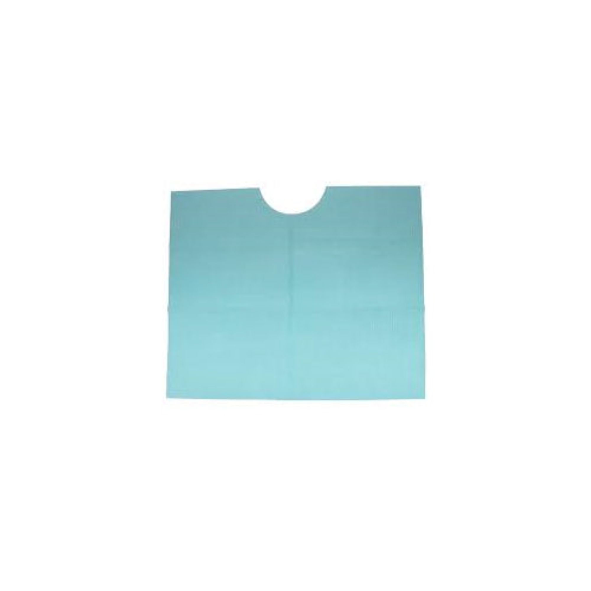Tidi - Contour Neck Bib 18x22 3-Ply Green 400/Cs
