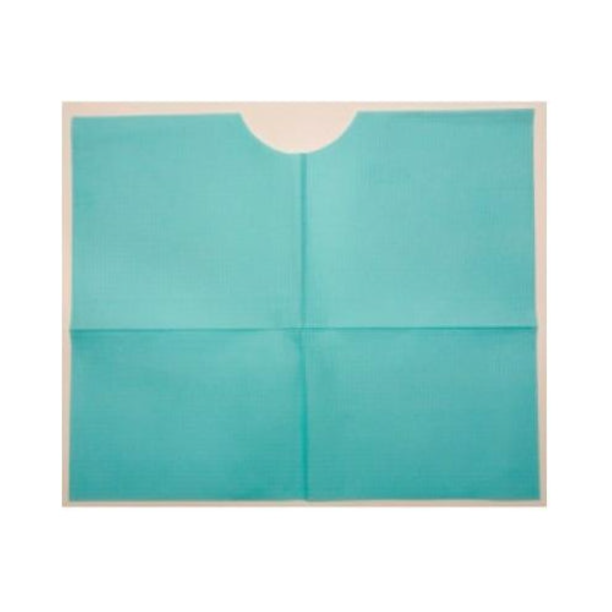 Tidi - Contour Neck Bib 17x18 3 Ply Blue 500/Cs