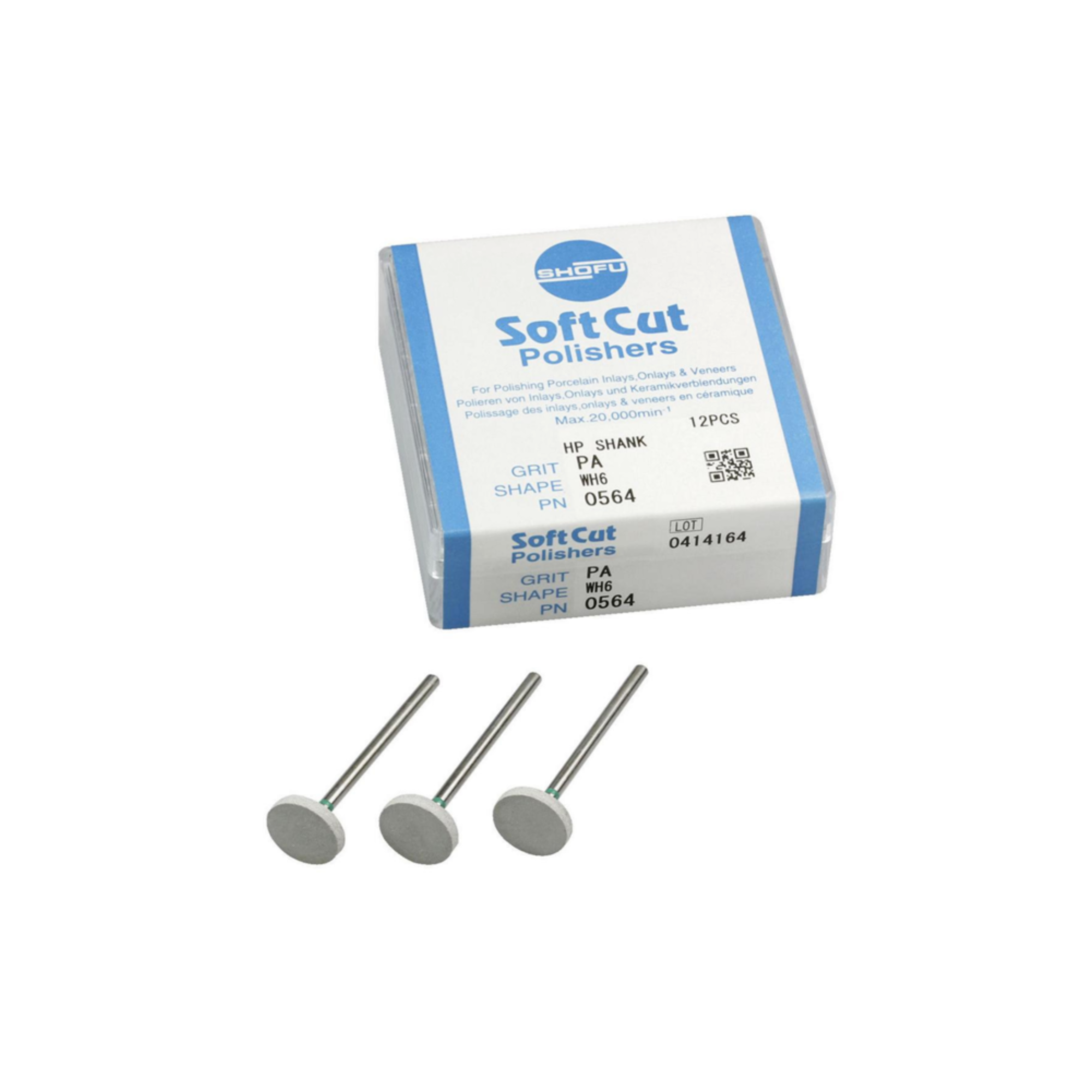 Ceramiste Soft PA Polishers HP WH6 12/Pk Green