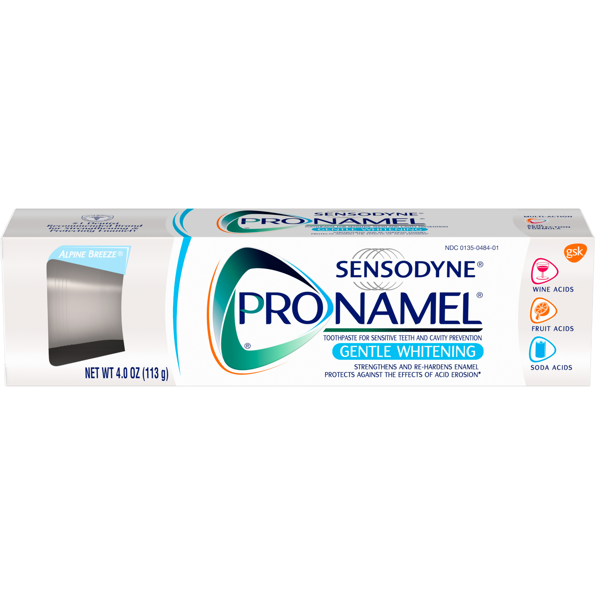 Sensodyne Pronamel Gentle Whitening Mint Toothpaste 4oz 12/Cs