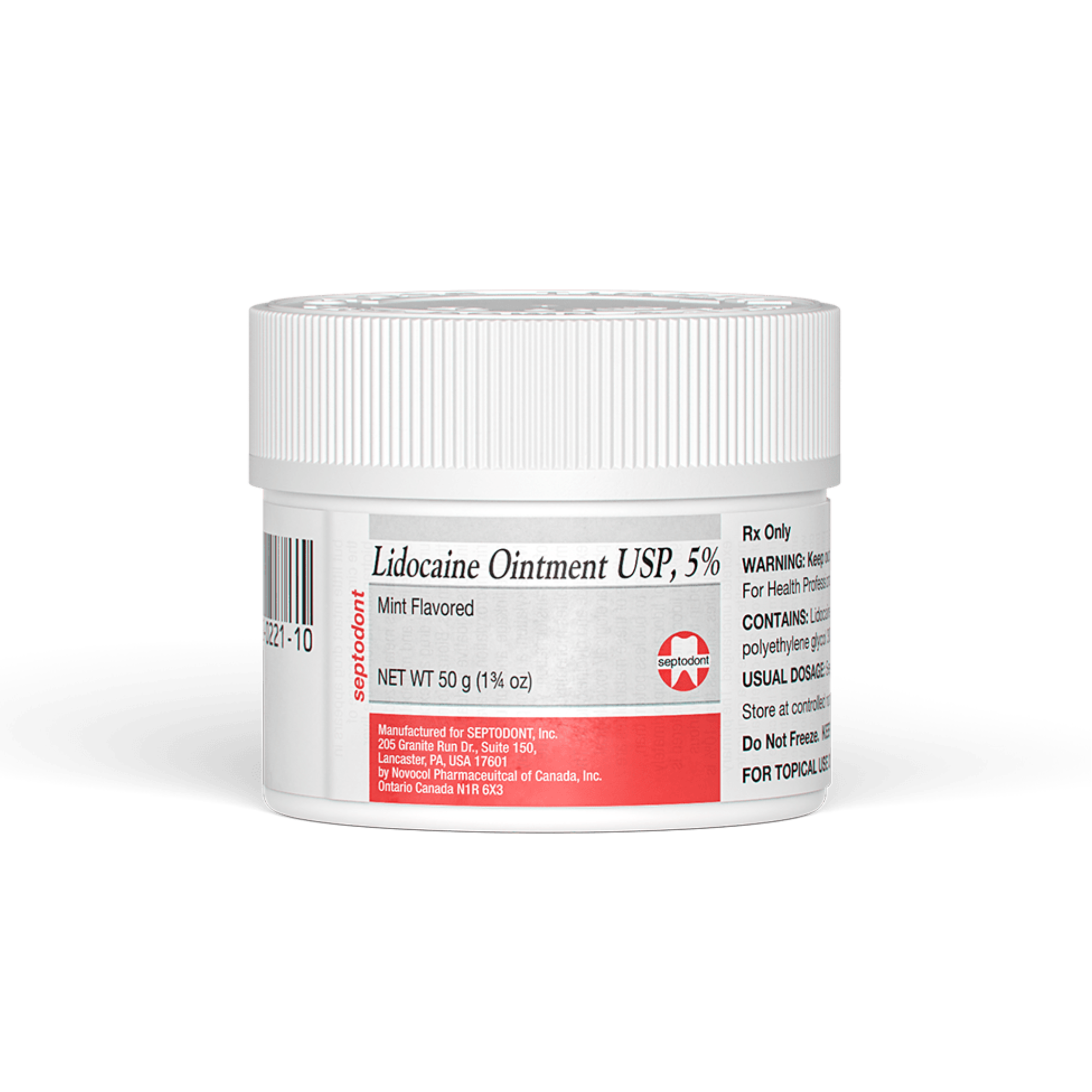 Lidocaine Topical Ointment Mint 50g/Jar