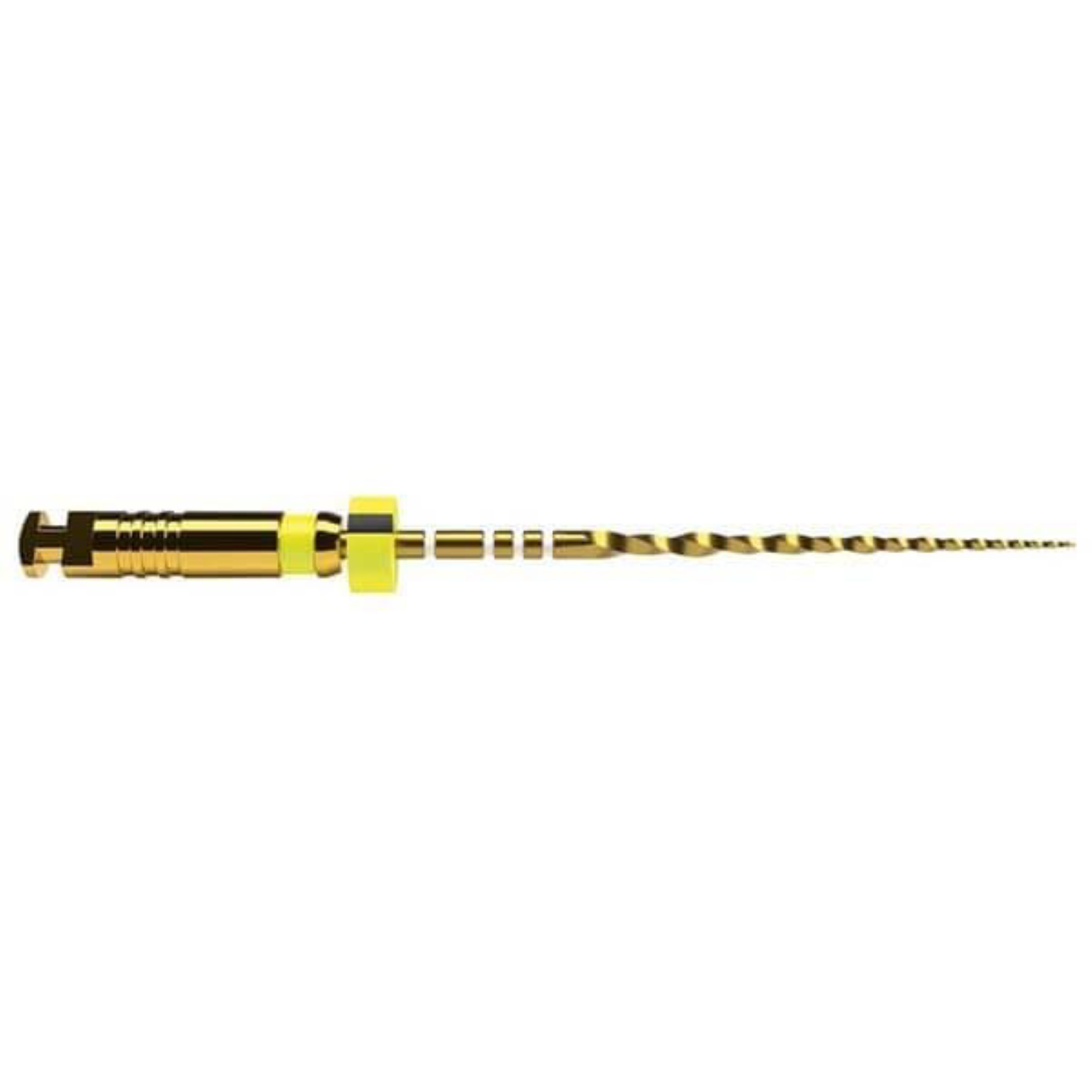 ProTaper Universal Rotary Files, 25 mm, F1, Yellow, 6/Pack
