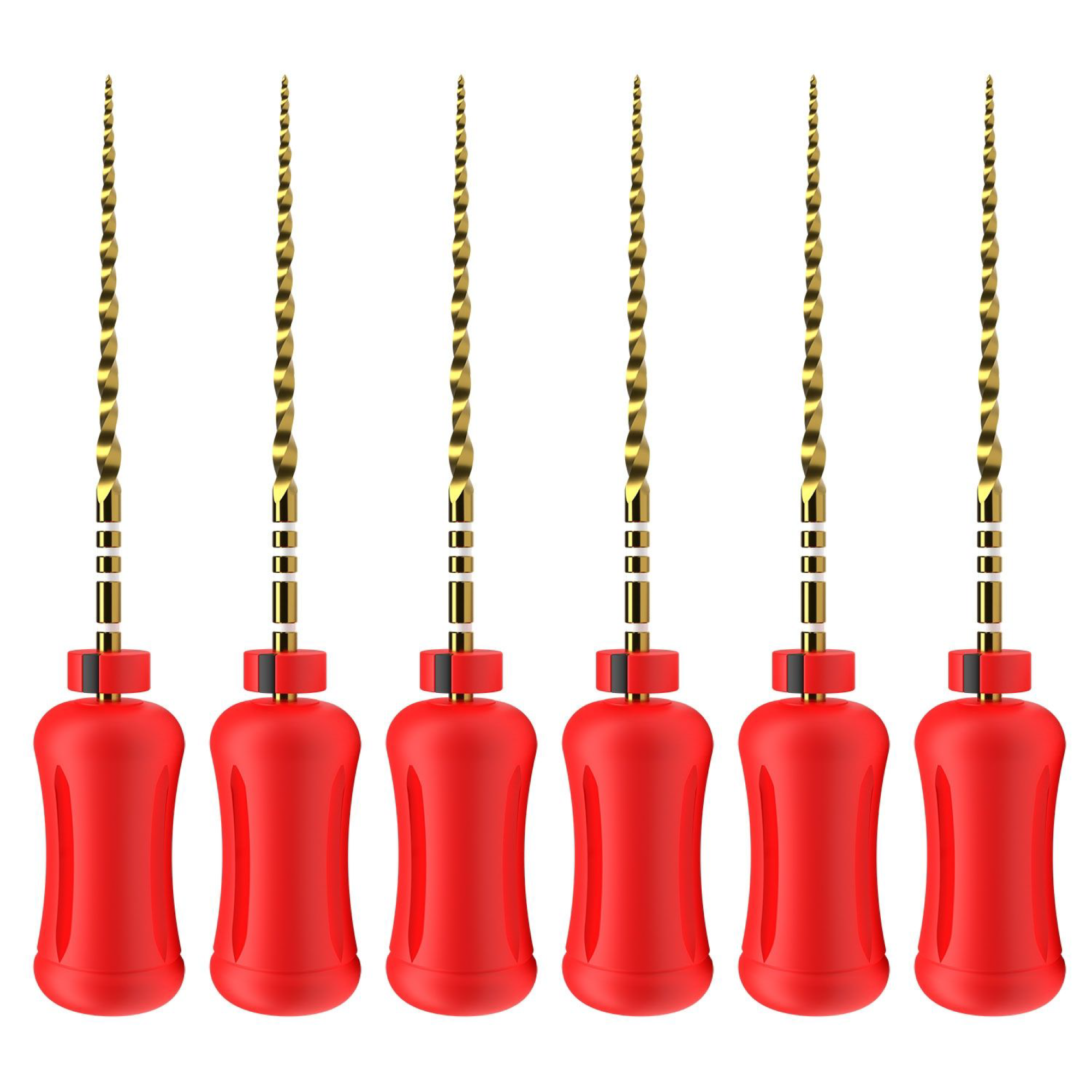 Dentsply ProTaper Hand Use, F2, 25mm, 6/Pk, (USA Code PTUHF225)