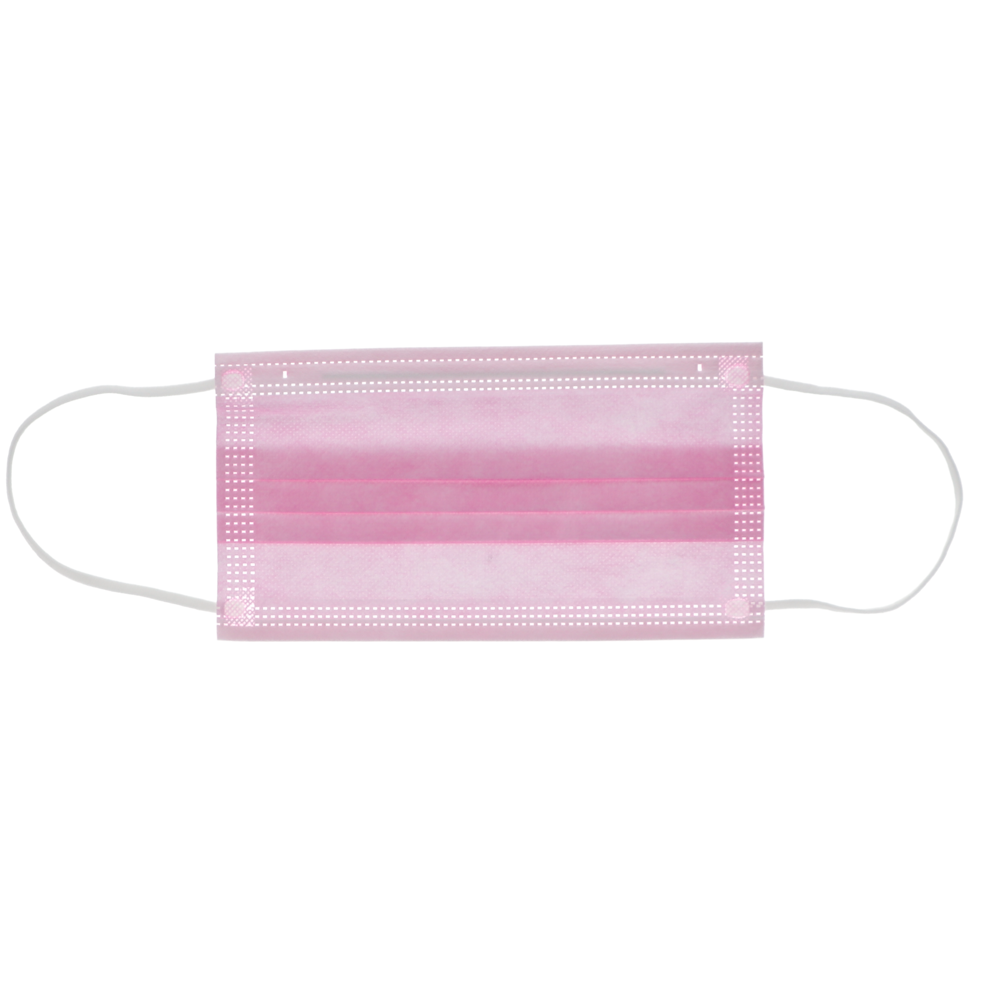 Earloop 3-PLY Masks 50/Bx ASTM Level 3 Pink, 109131