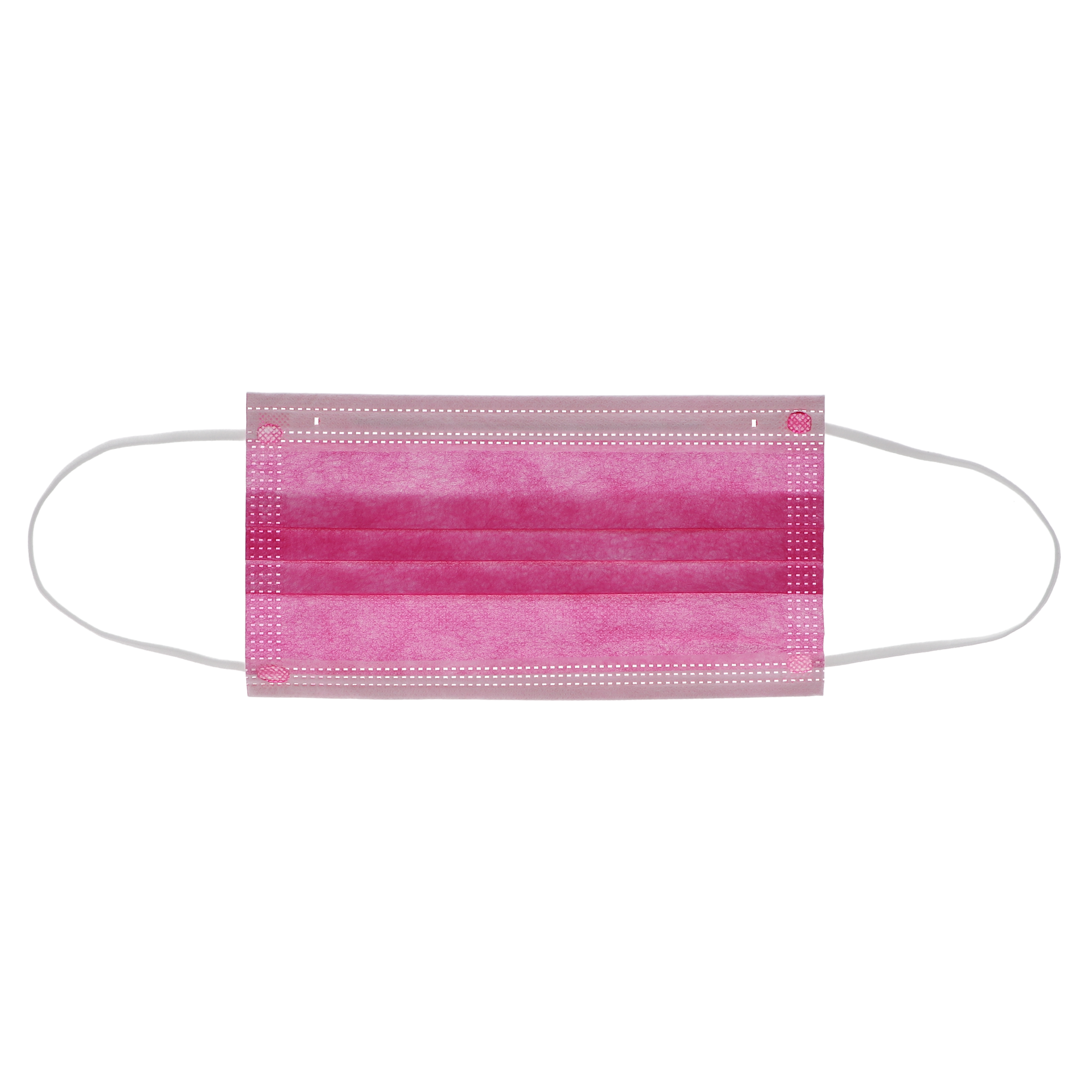 Earloop 3-PLY Masks 50/Bx ASTM Level 3 Fuchsia, 109133