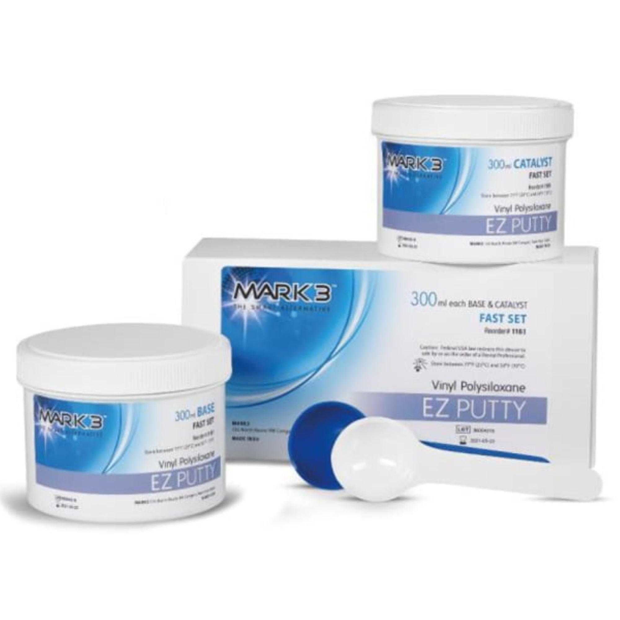 EZ VPS Putty Fast Set, 300ml, Base & Catalyst, 1161