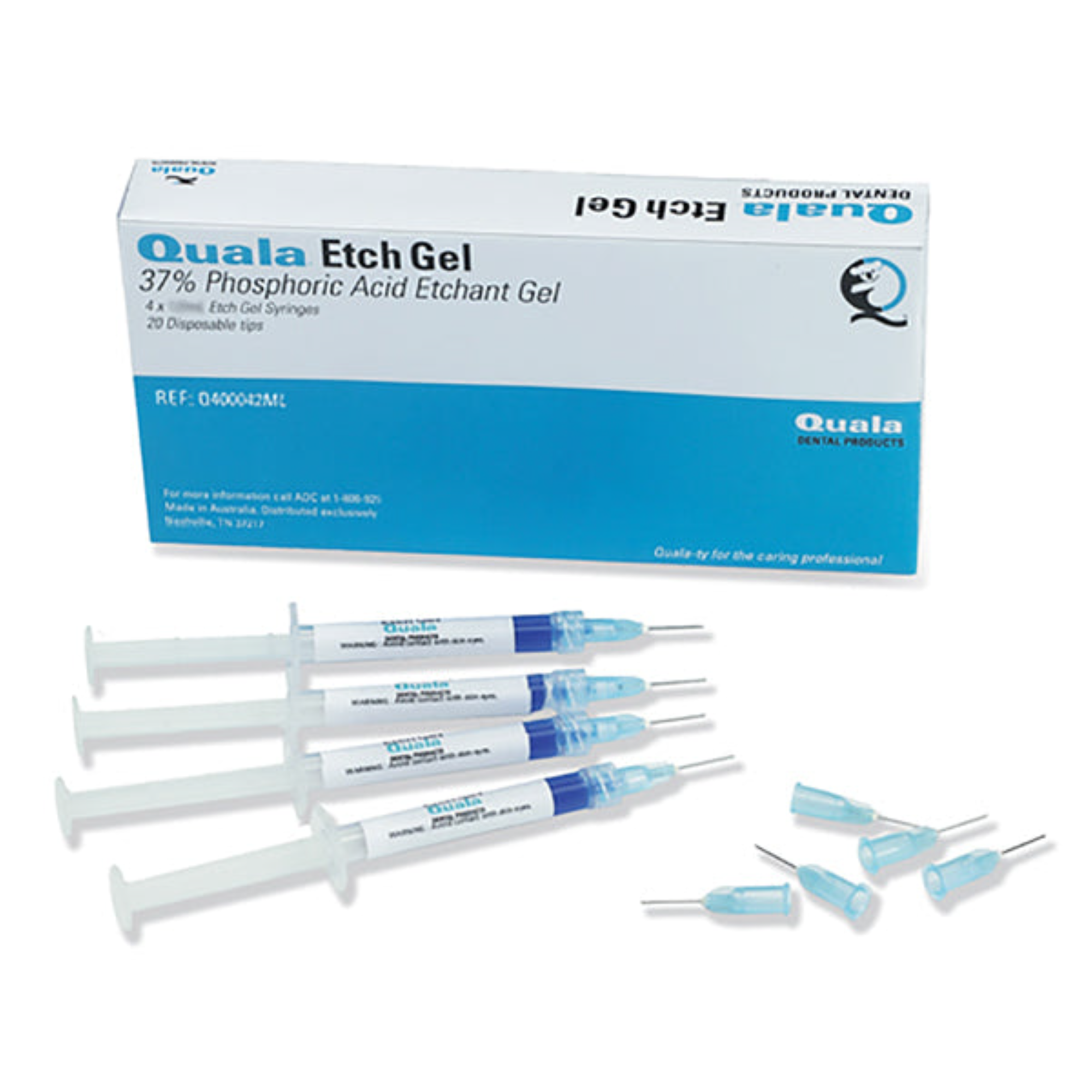 Quala - 4 x 2.0 mL Syringes with 20 Disposable Tips