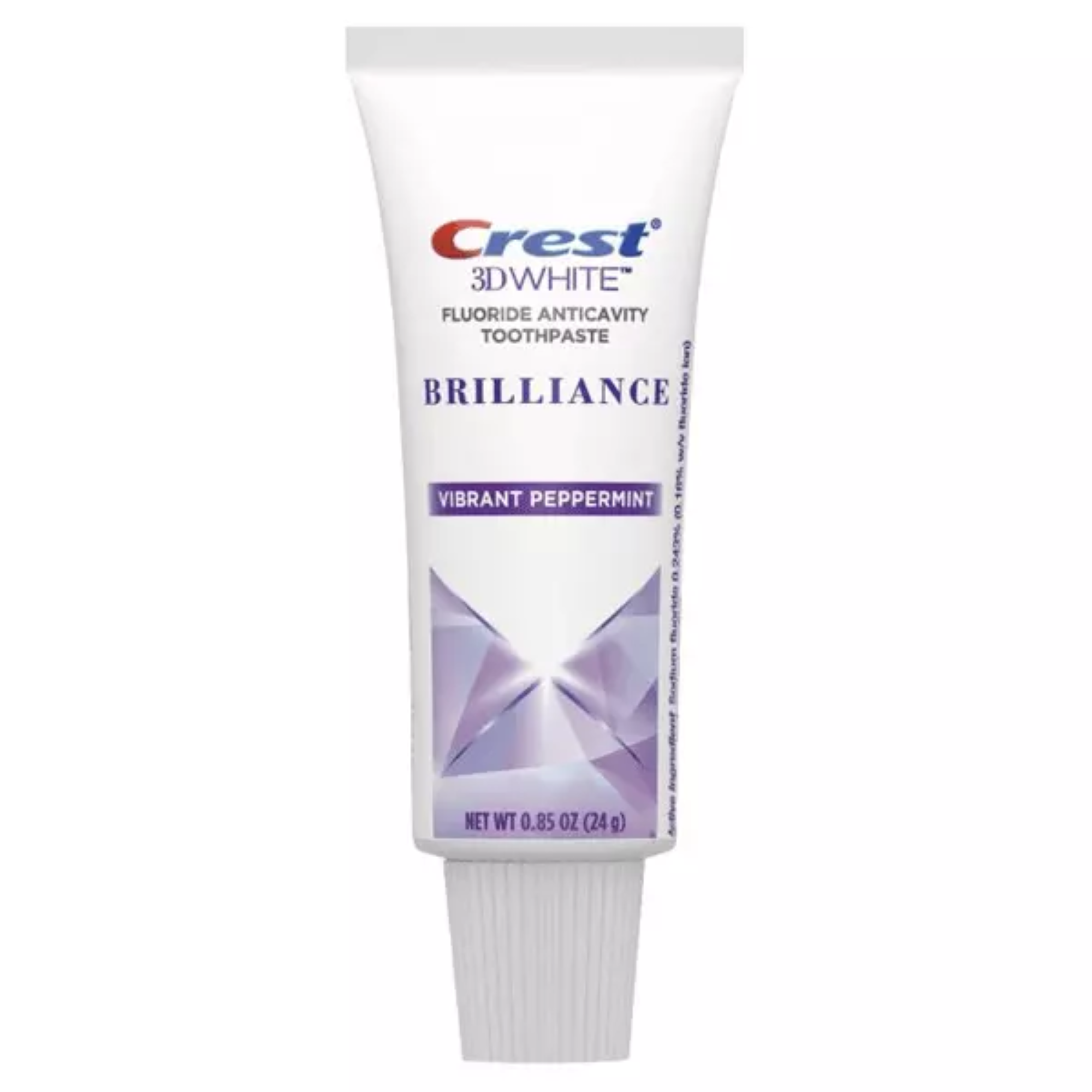 Crest 3D White Brilliance Toothpaste Peppermint .85oz 72/Cs (replaces 80717080)