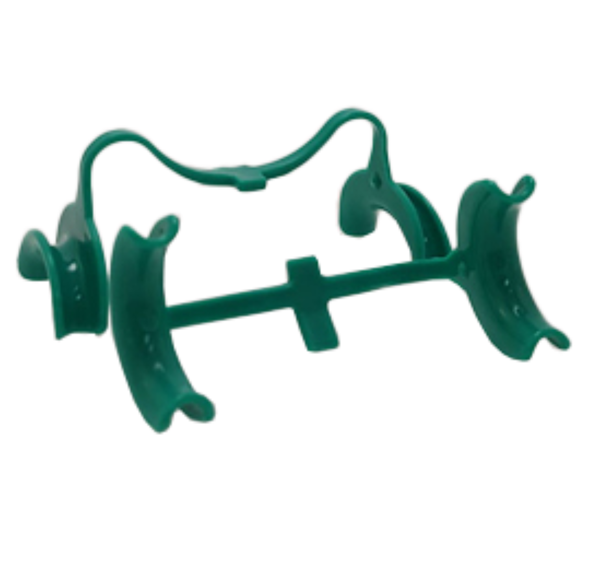 Intraoral Cheek Retractors, Small, Autoclavable to 275F, Clear Green, 10/Pk, EX-9008