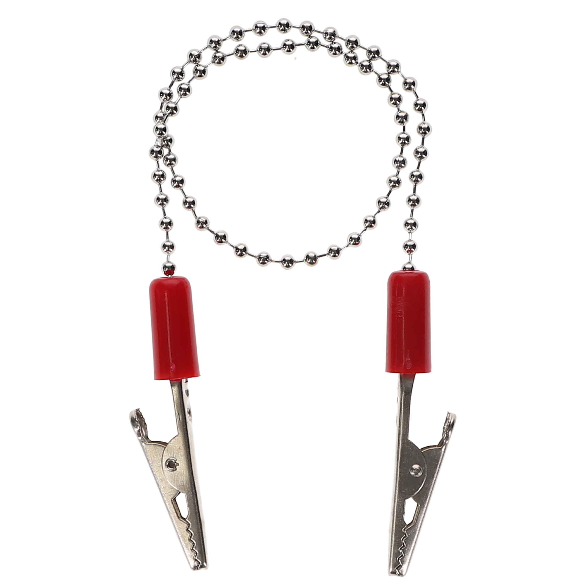 Daisy Chain Bib Clips, Red, 3/Pk