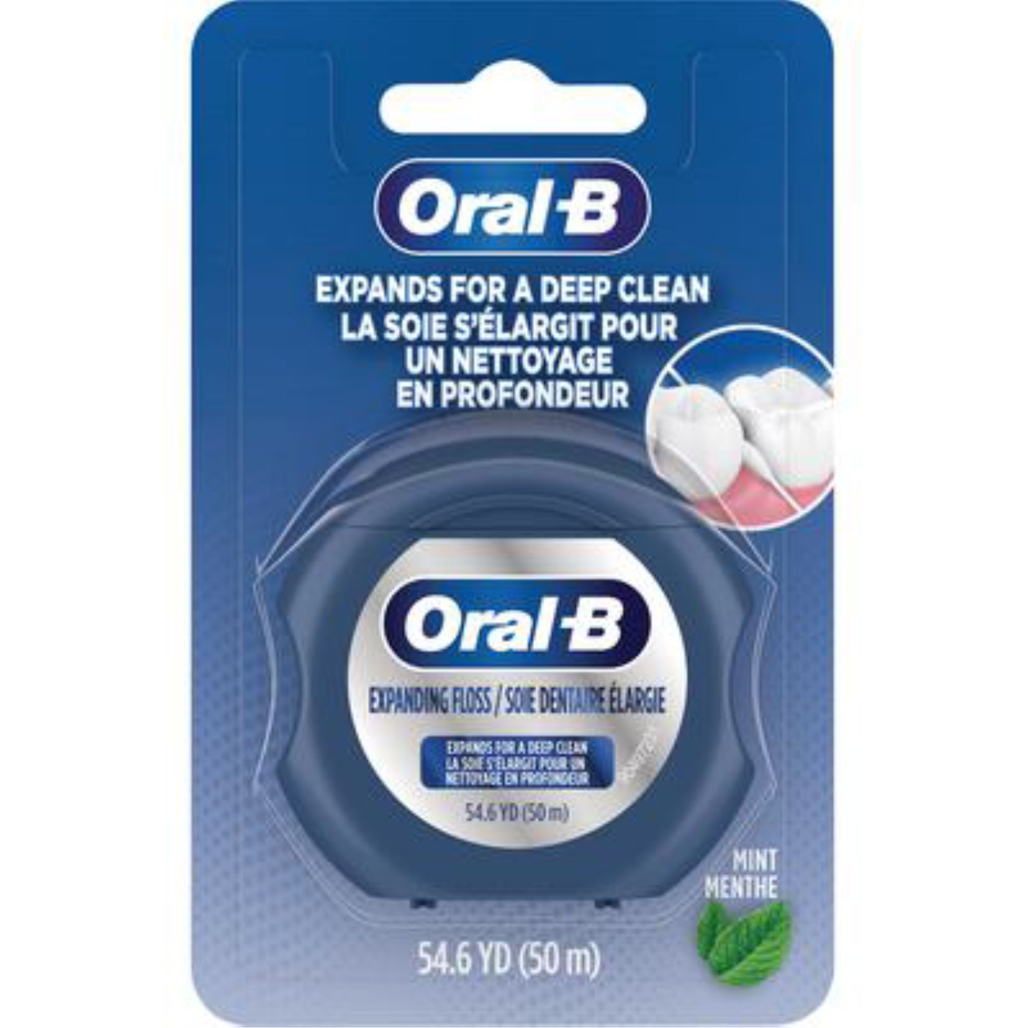 P&G - Expanding Floss, 50M Spool, Mint, 6/ctn, 8 ctns/cs