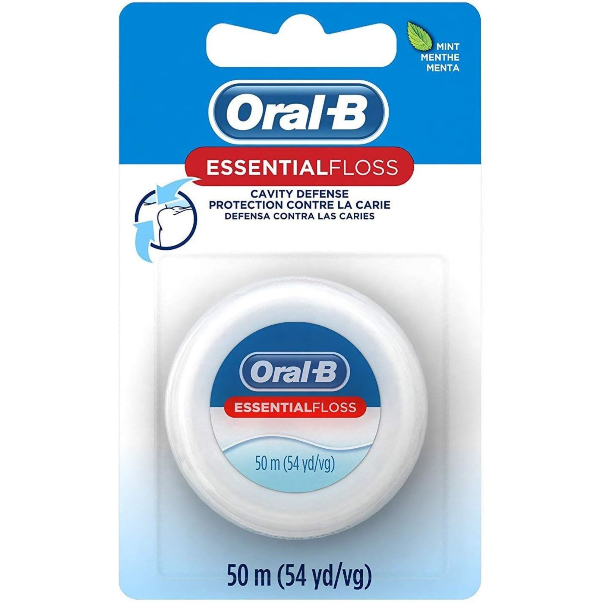 P&G - Oral-B Floss, Essentials, Mint, 55yds, 24/cs