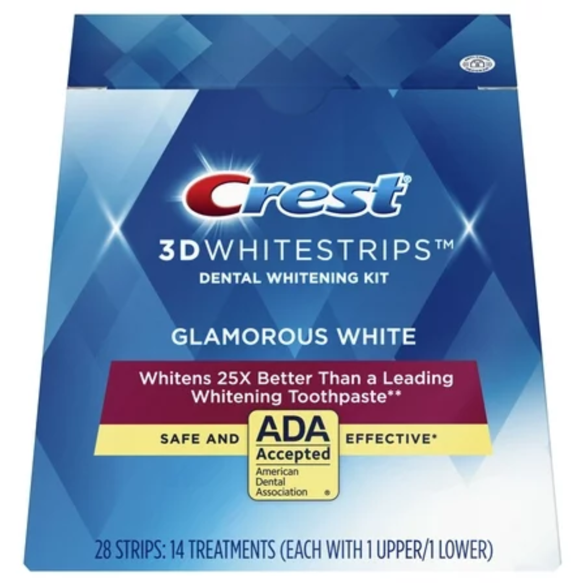 P&G - Crest 3D Whitestrips, Glamorous White, 14ct/pk, 8pk/cs